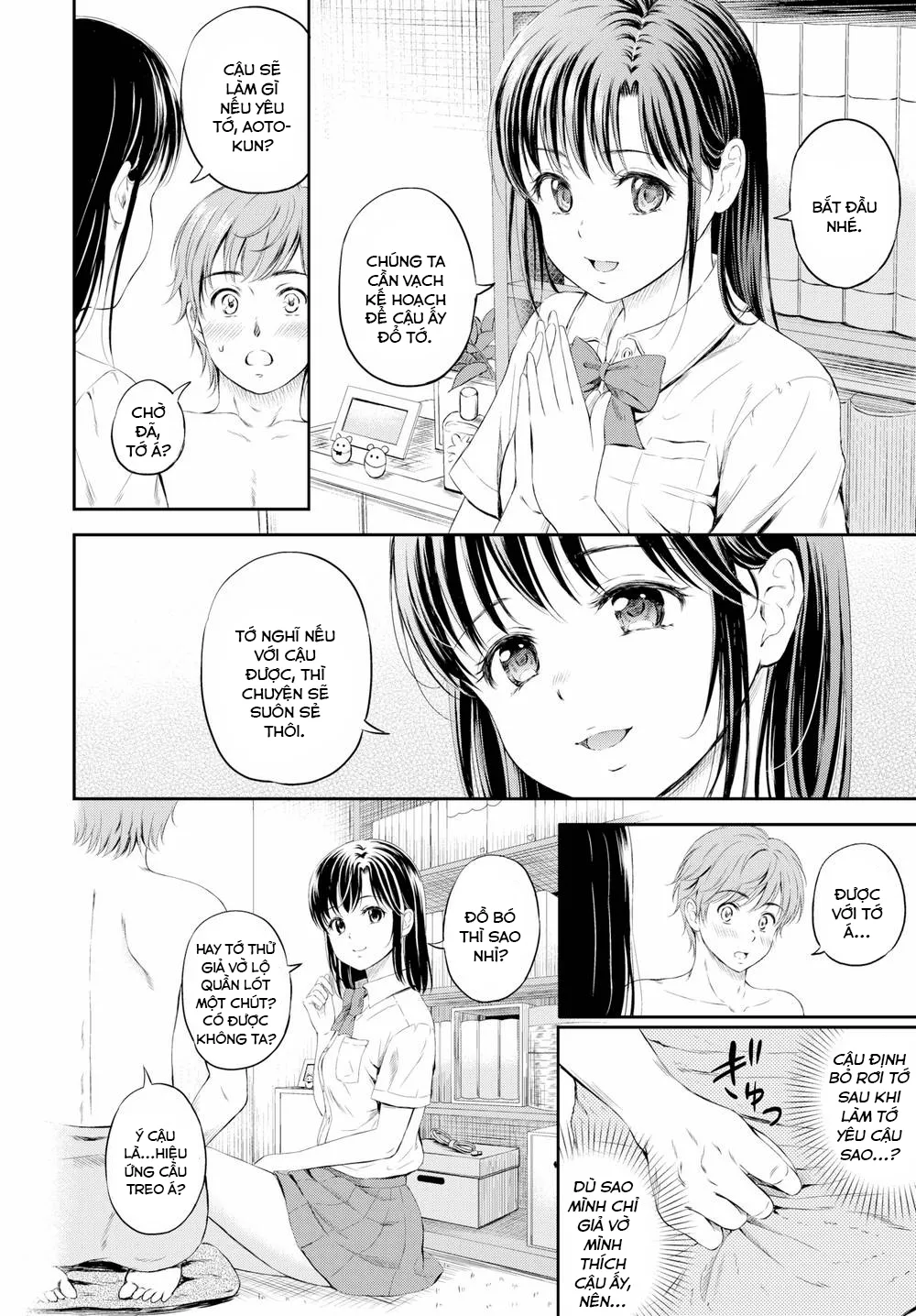 HentaiVN.net - Ảnh 7 - Những mối tình lãng mạn [Their Romantic Relationship] - Chap 4