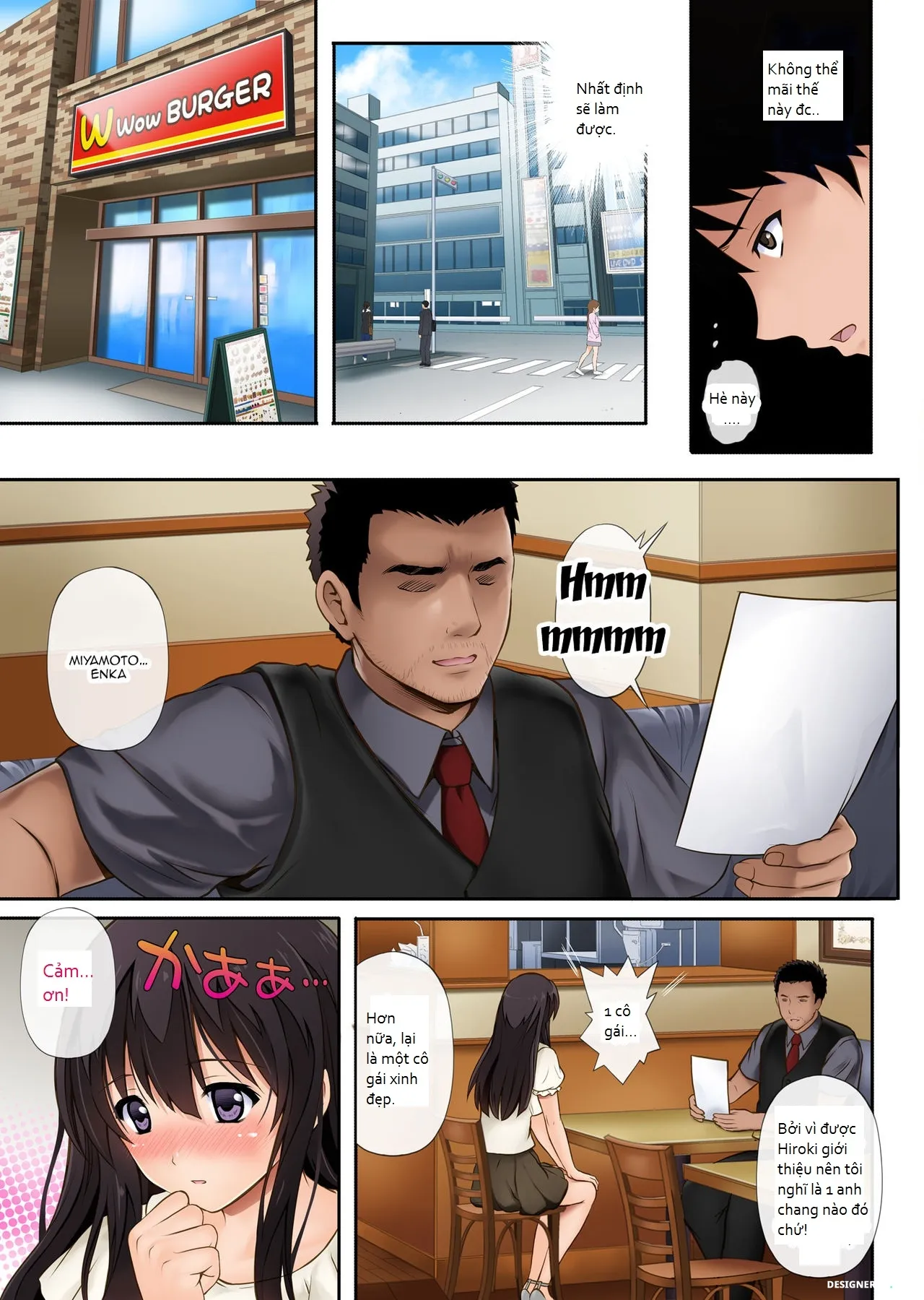 HentaiVN.net - Ảnh 7 - Quản lí, tôi và anh ấy. [Kare to Watashi to Tenchou no Shinya Kinmu] - Chap 1
