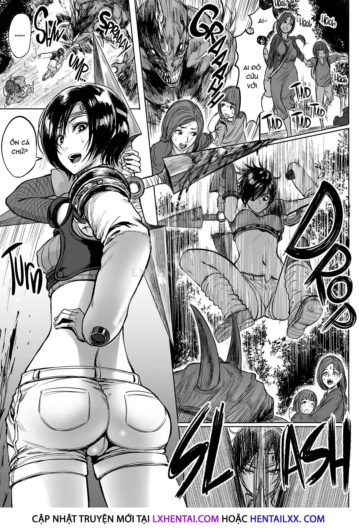 HentaiVN.net - Ảnh 5 - Shinobi No Musume Wa Ijiritai Zakari [Shlick-Crazy Ninja] - Chap 2