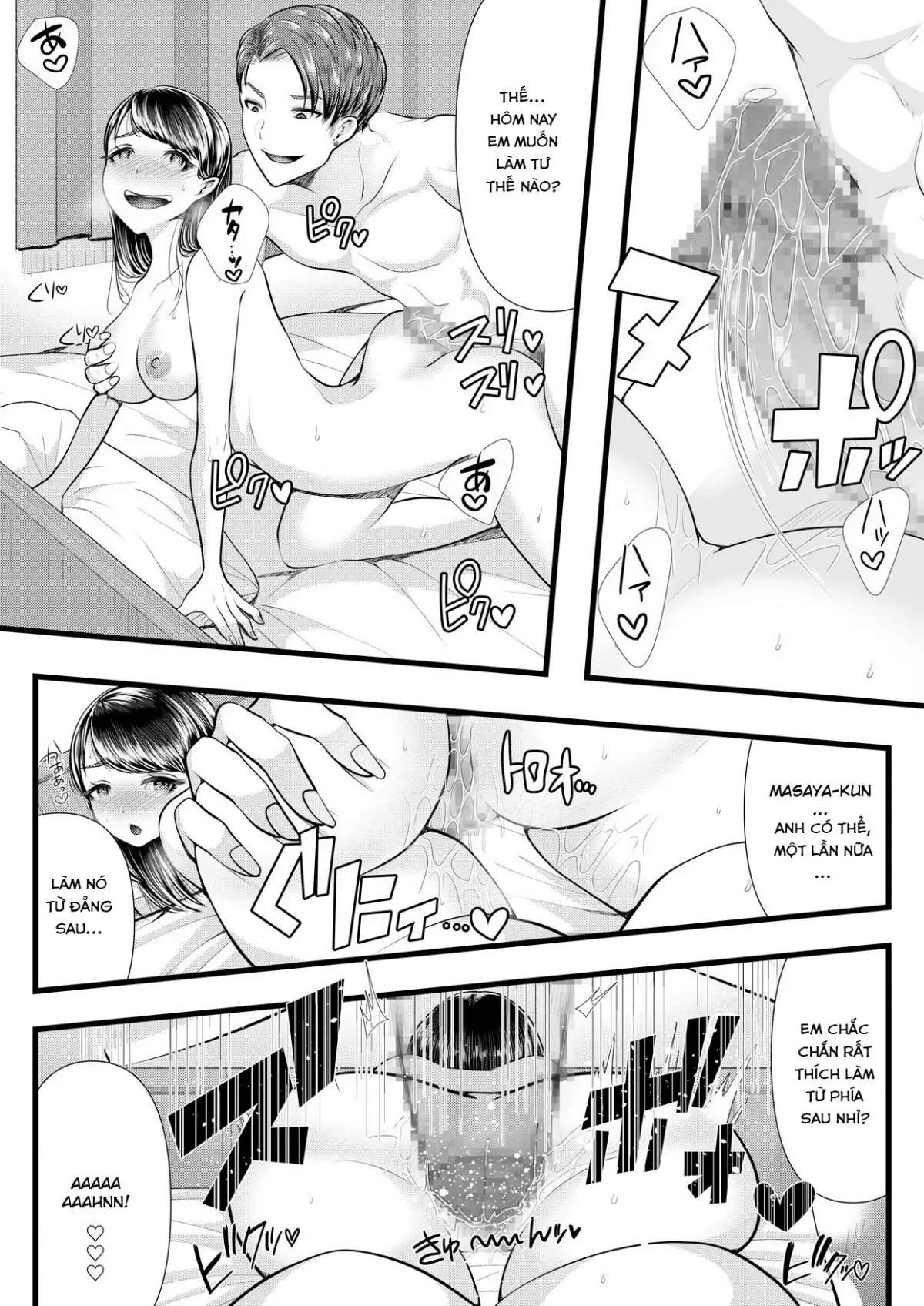 HentaiVN.net - Ảnh 38 - Hajimete no Netorare Maso-ka Choukyou 3 ~Bed no Shita Hen~ [My First Cuckold Masochist Training 3] - Oneshot