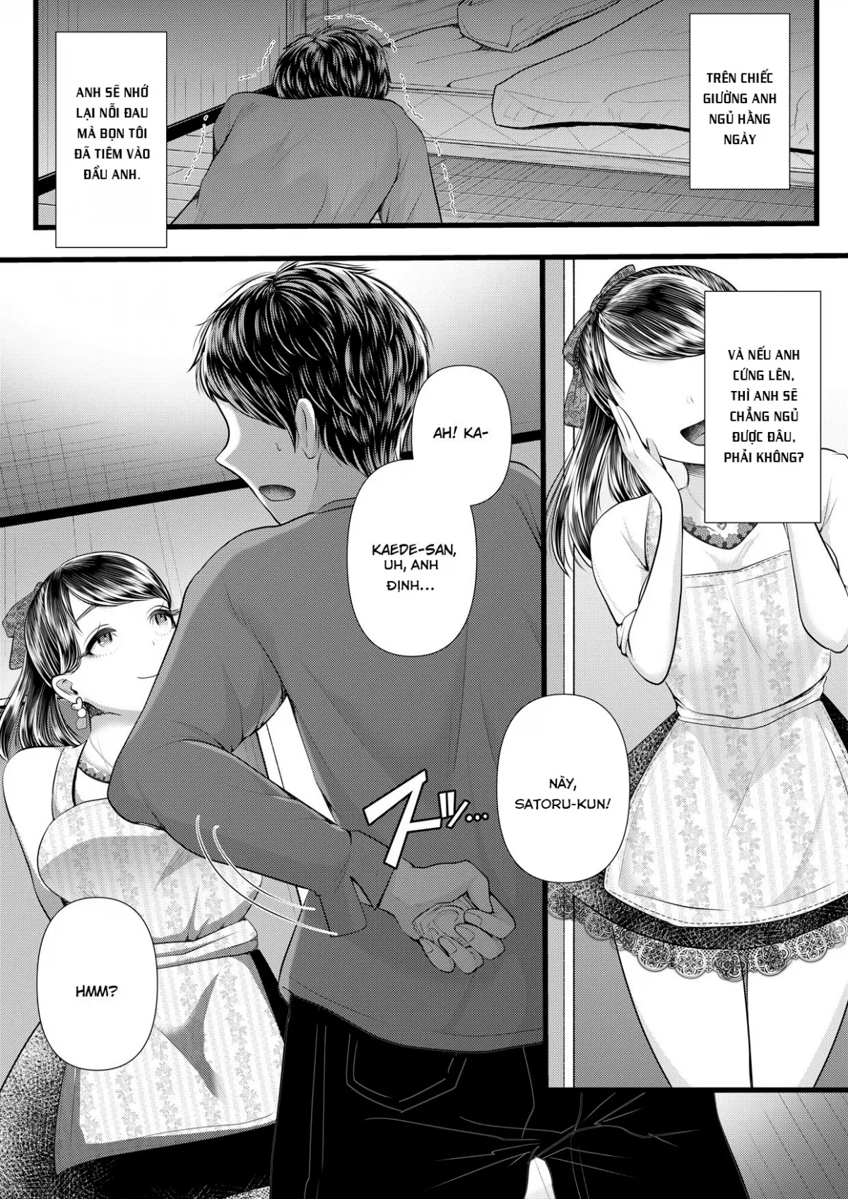 HentaiVN.net - Ảnh 54 - Hajimete no Netorare Maso-ka Choukyou 3 ~Bed no Shita Hen~ [My First Cuckold Masochist Training 3] - Oneshot