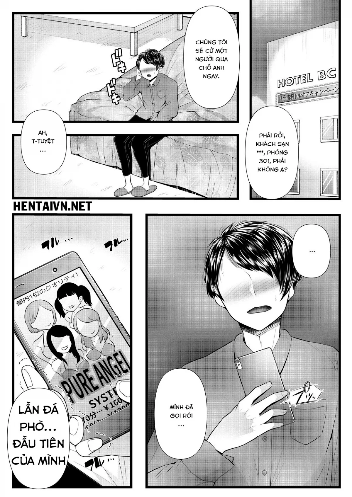 HentaiVN.net - Ảnh 6 - Hajimete no Netorare Maso-ka Choukyou 3 ~Bed no Shita Hen~ [My First Cuckold Masochist Training 3] - Oneshot