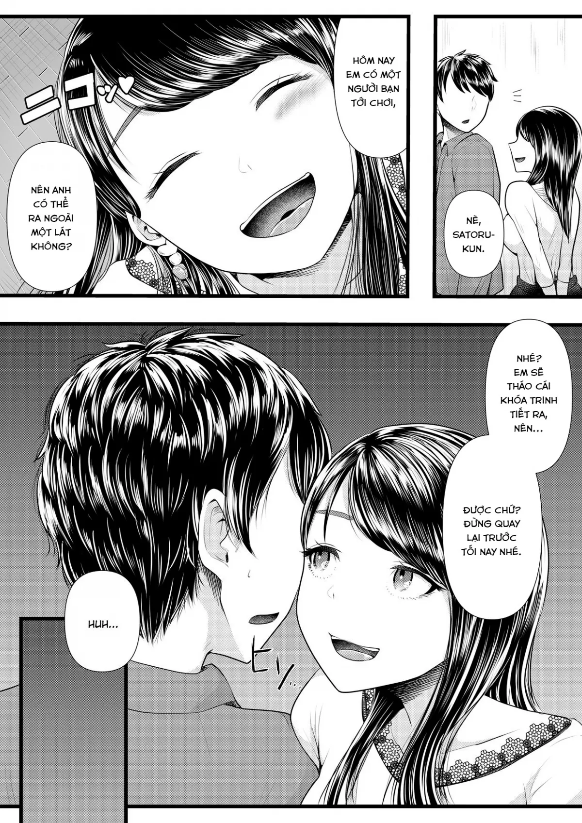 HentaiVN.net - Ảnh 7 - Hajimete no Netorare Maso-ka Choukyou 3 ~Bed no Shita Hen~ [My First Cuckold Masochist Training 3] - Oneshot