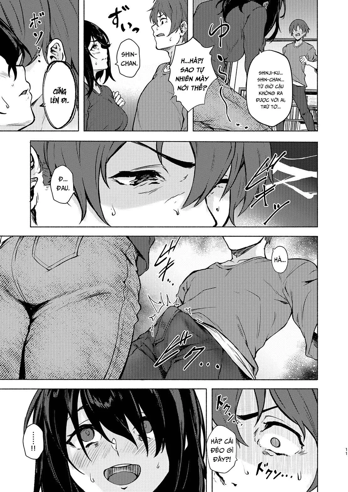 HentaiVN.net - Ảnh 10 - Không có con cu cậu chẳng làm được gì nhỉ? [InCha JD Saimin de Chinko no Shihaiken Ubawarechattara, Shin-chan Nannimo Dekinai ne?] - Oneshot