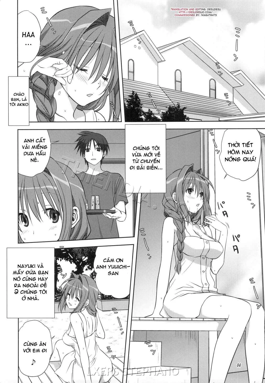 HentaiVN.net - Ảnh 3 - Akiko-san to issho (Kanon) [Together with Akiko-san] - Chap 10