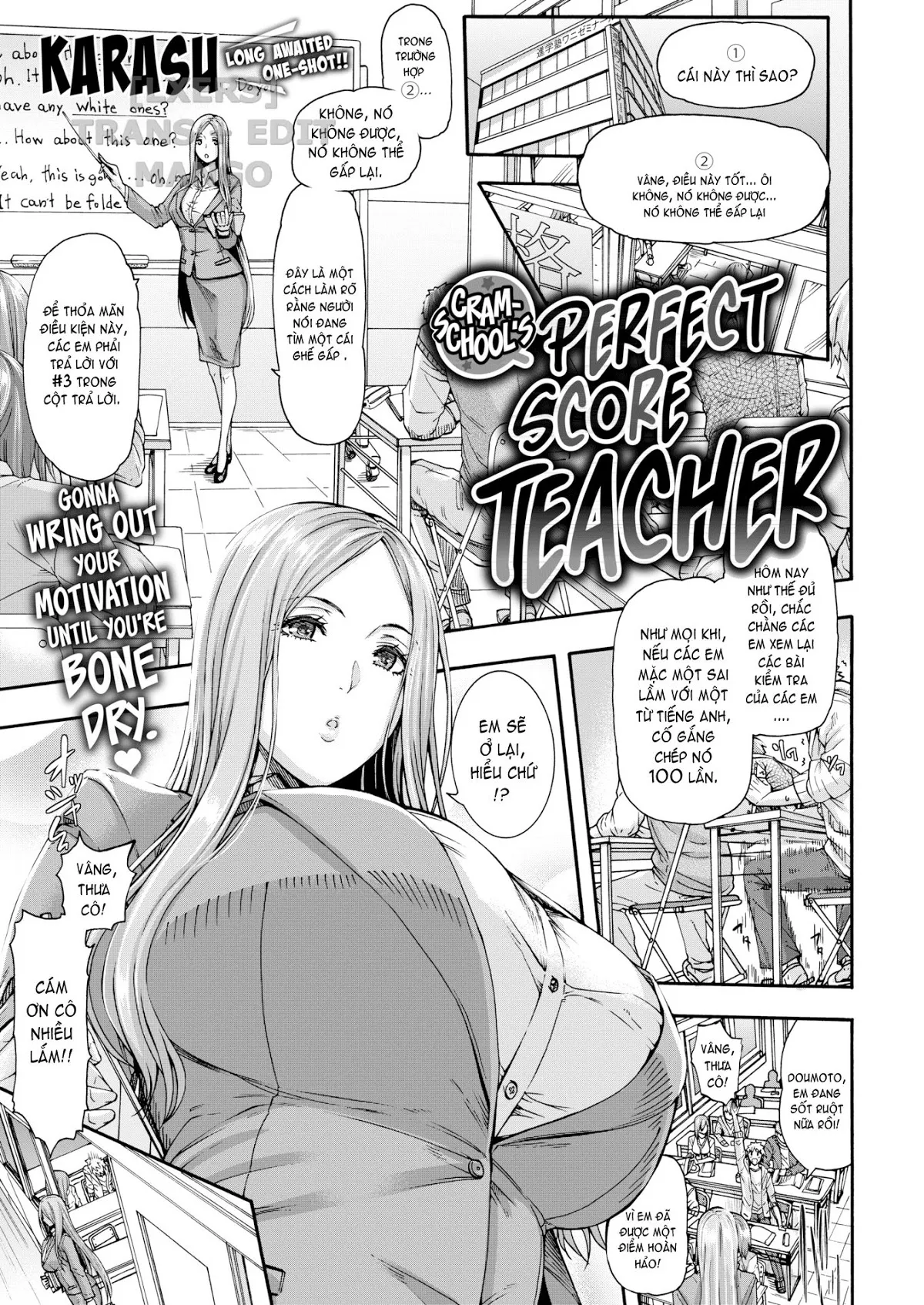 HentaiVN.net - Ảnh 3 - Cramschool’s Perfect Score Teacher [Cramschools Perfect Score Teacher; Comic Shitsurakuten 2018-11] - Oneshot
