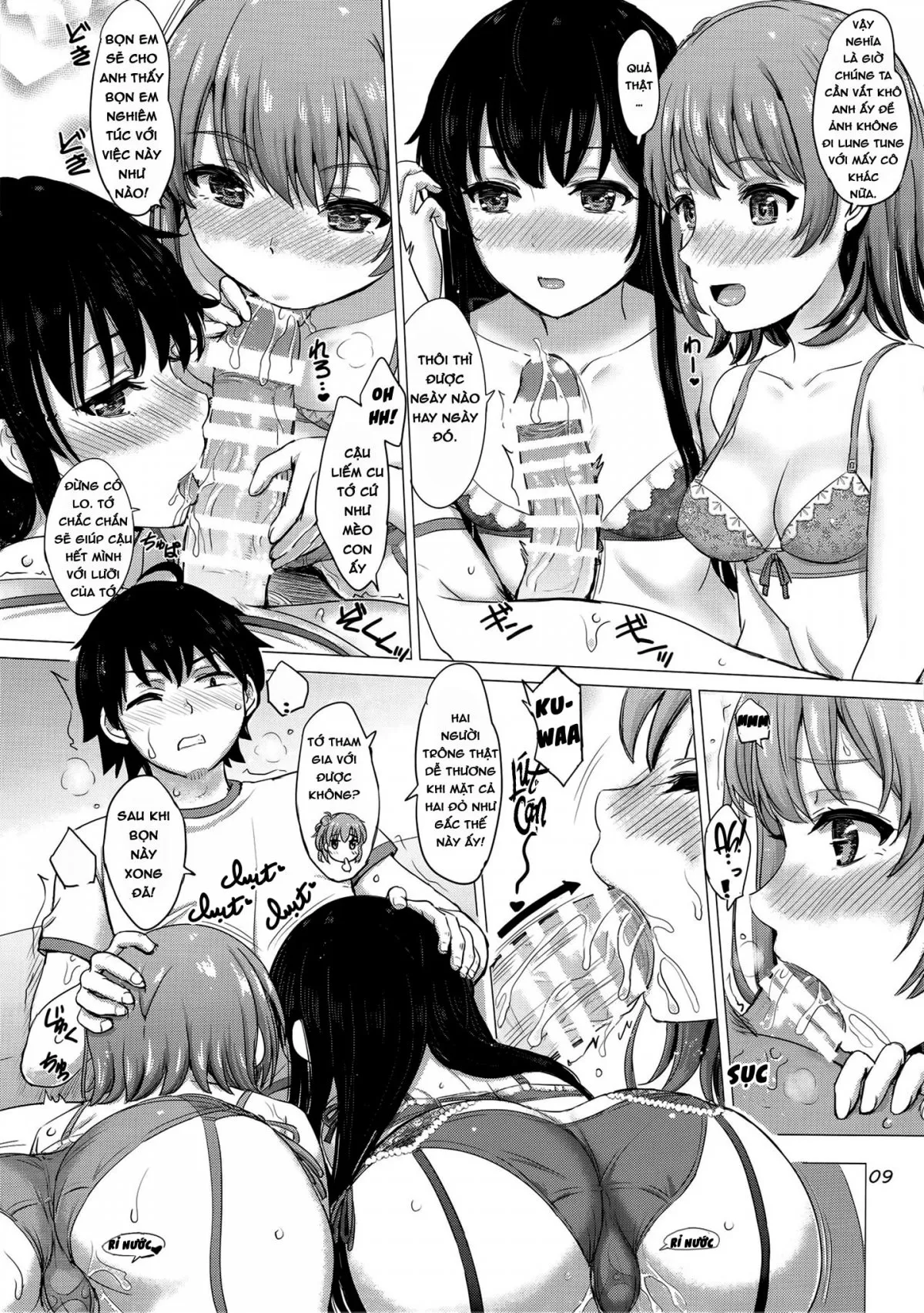 HentaiVN.net - Ảnh 10 - Những cô nàng dâm dục ở CLB Tình nguyện [Iyarashii Houshi-bu no Kanojo-tachi, The Lewd Girls from the Service Club] - Oneshot