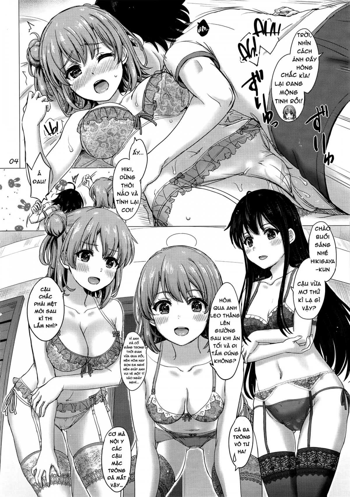 HentaiVN.net - Ảnh 5 - Những cô nàng dâm dục ở CLB Tình nguyện [Iyarashii Houshi-bu no Kanojo-tachi, The Lewd Girls from the Service Club] - Oneshot