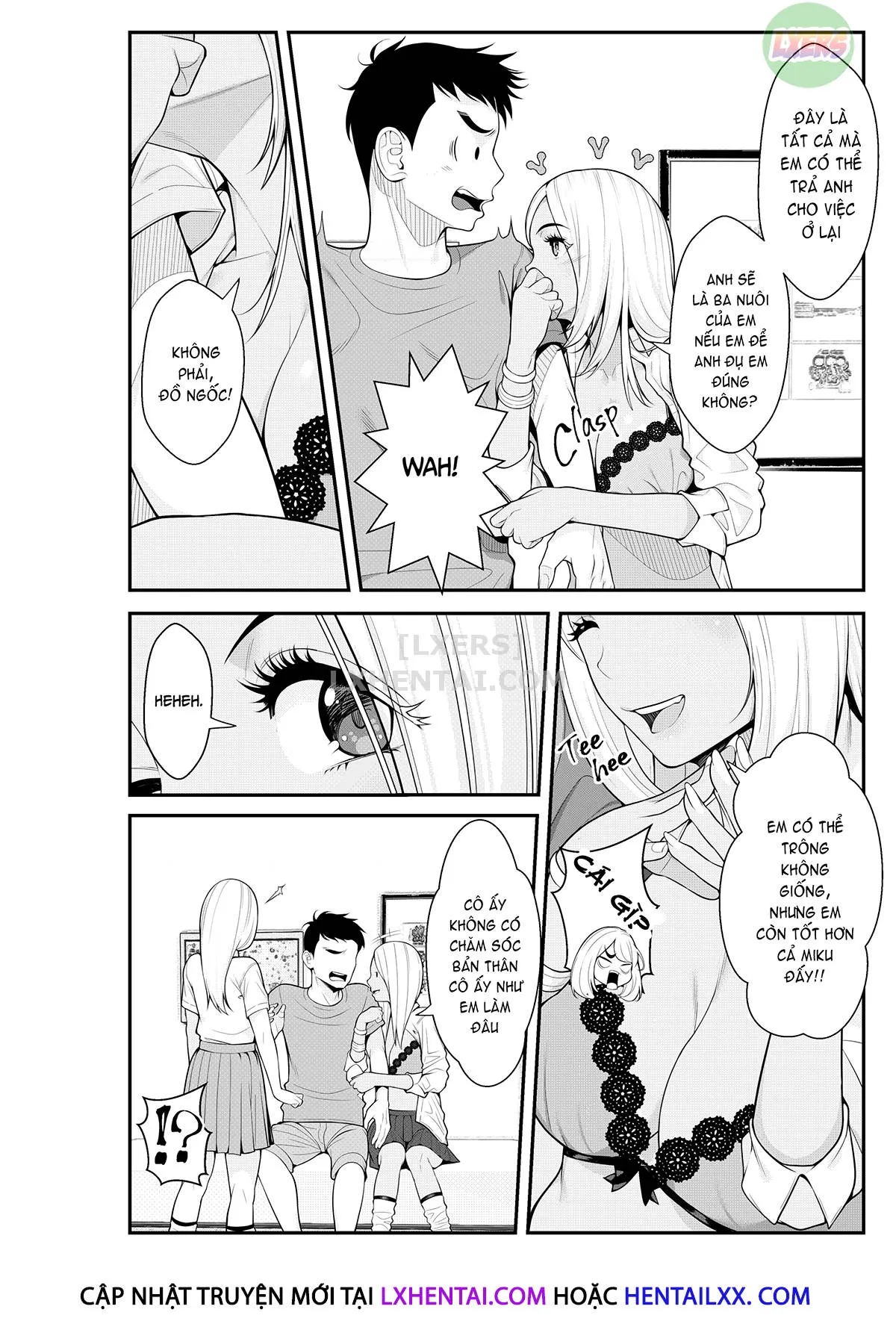 HentaiVN.net - Ảnh 54 - Stray Gyaru Harem - Chap 1