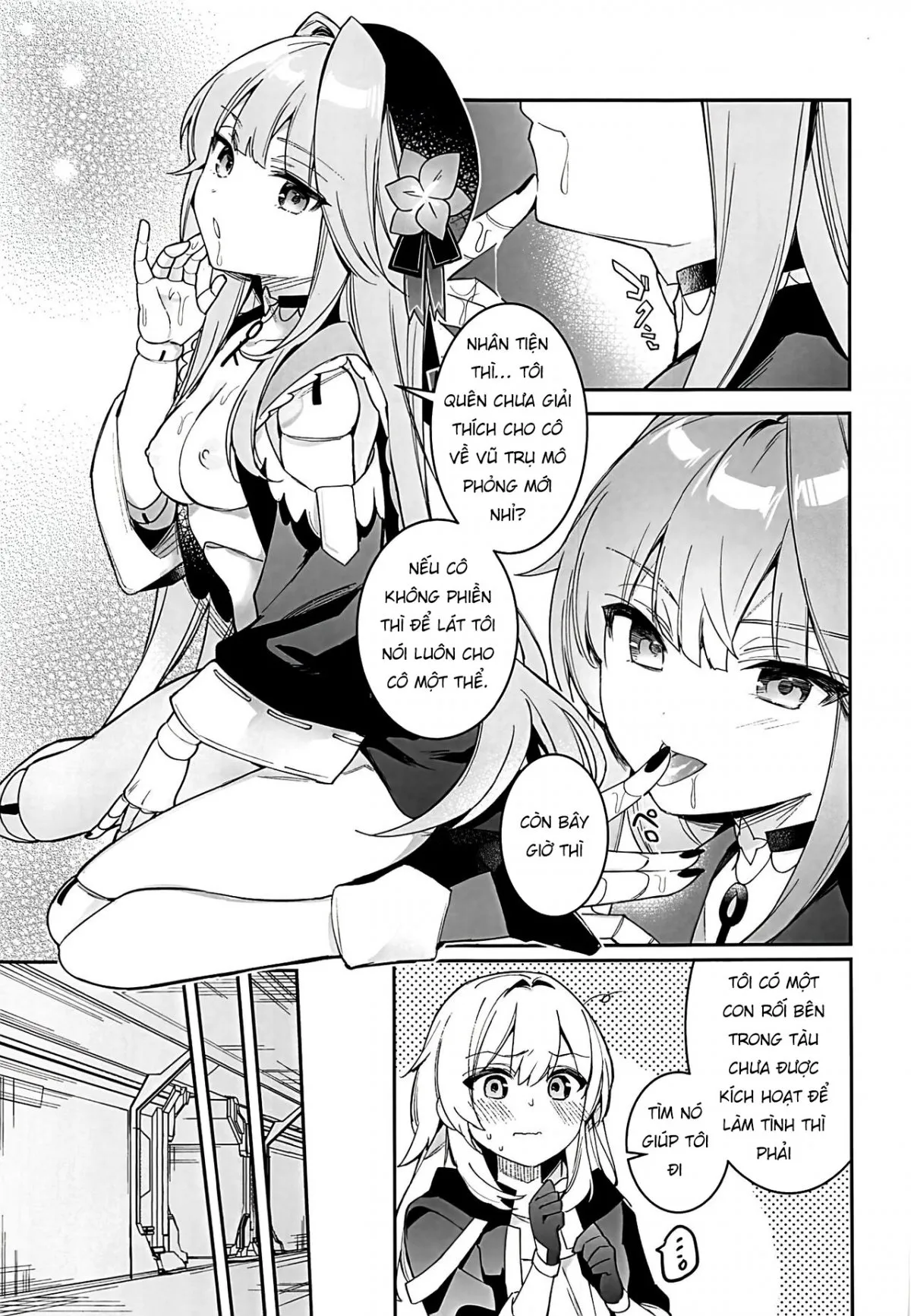 HentaiVN.net - Ảnh 9 - Giải Quyết Vấn Đề Tình Dục Cùng Quý Cô Herta - Oneshot