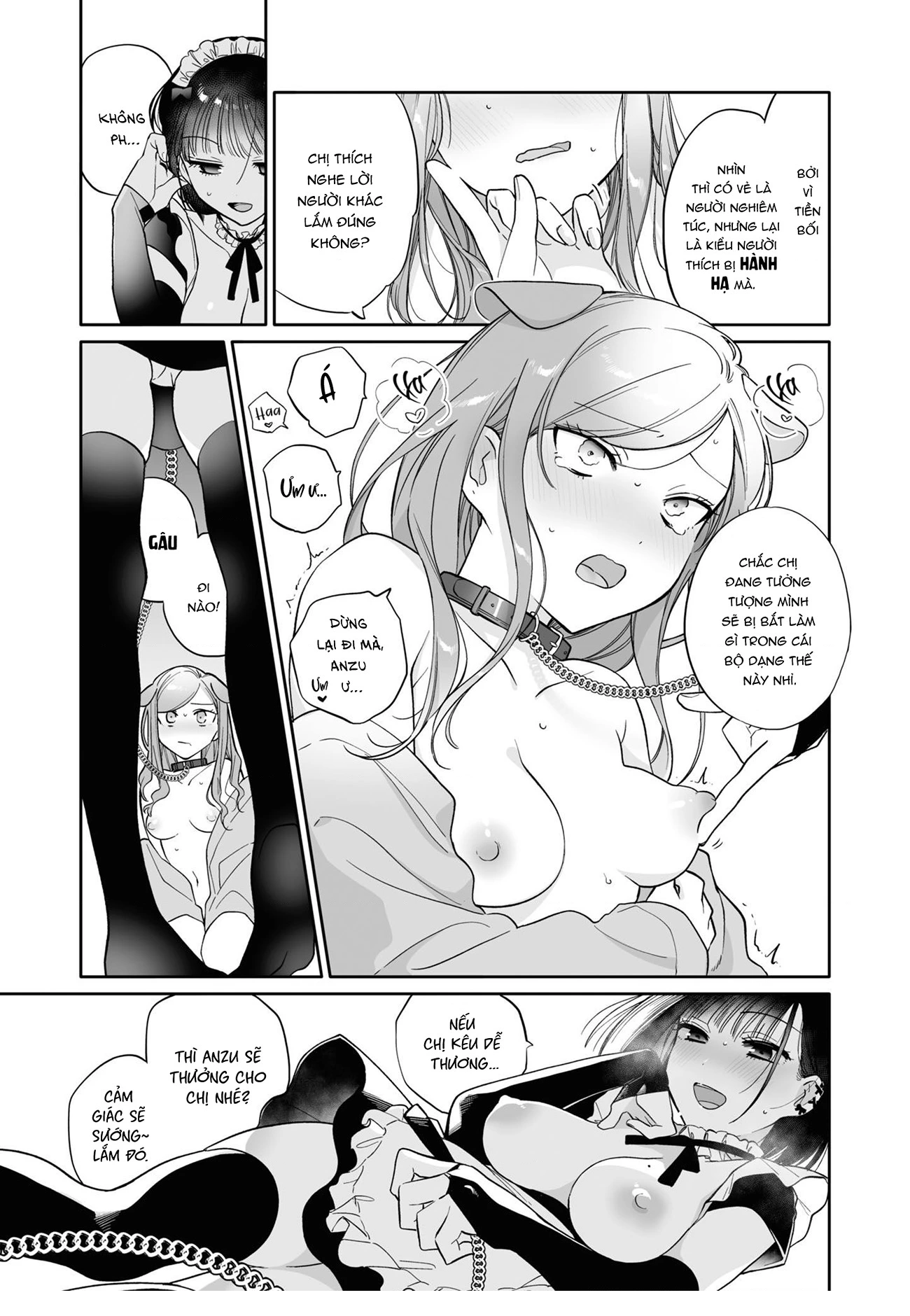 HentaiVN.net - Ảnh 15 - Tiền bối à, em sẽ phục vụ chị nhé - Oneshot