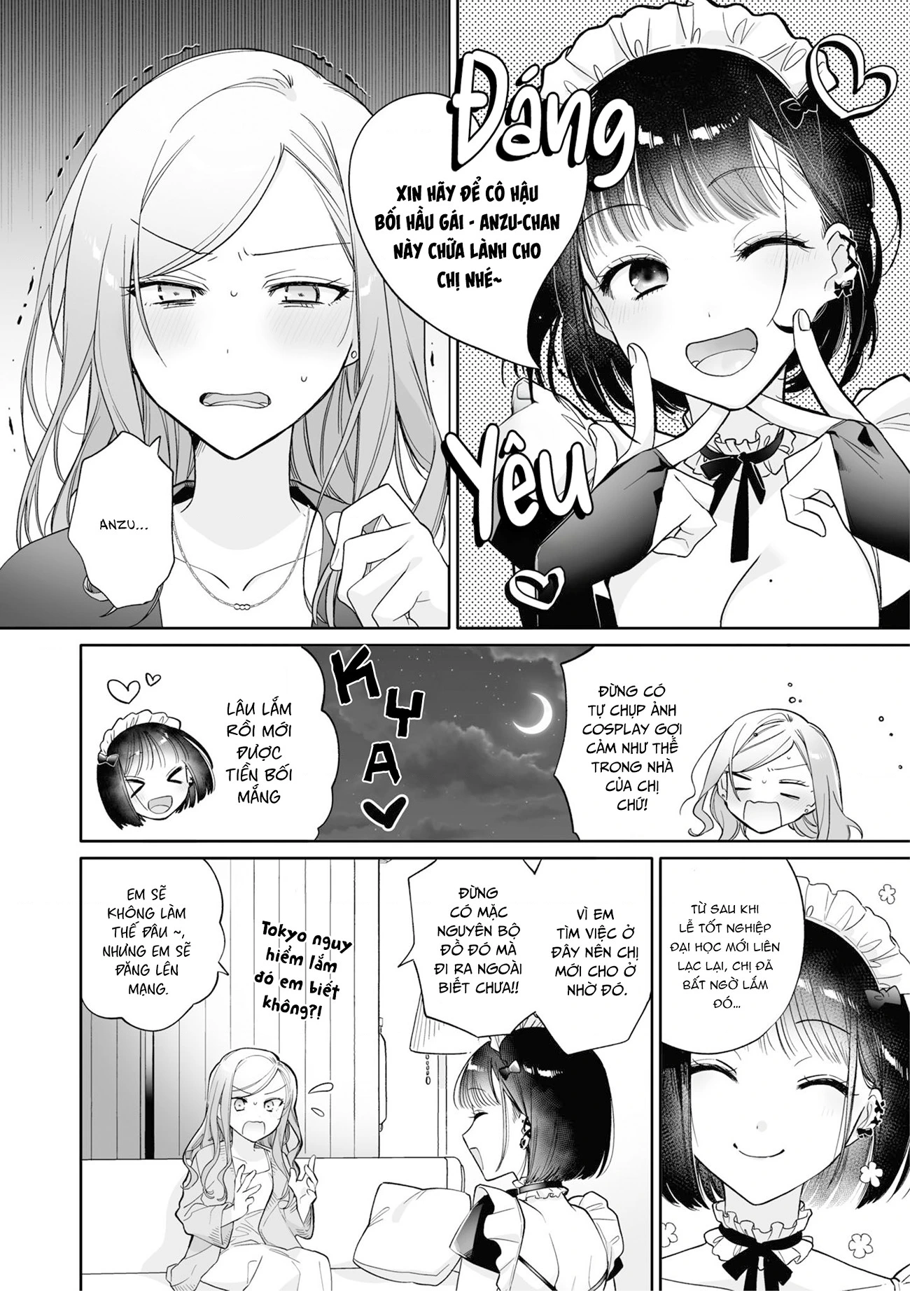 HentaiVN.net - Ảnh 3 - Tiền bối à, em sẽ phục vụ chị nhé - Oneshot