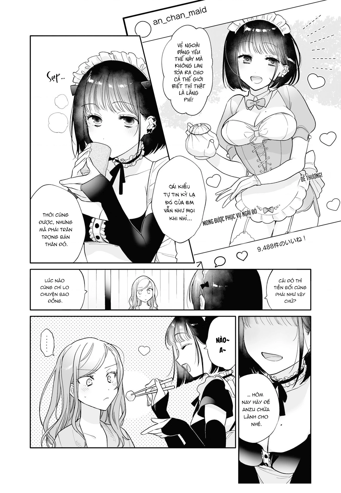 HentaiVN.net - Ảnh 4 - Tiền bối à, em sẽ phục vụ chị nhé - Oneshot