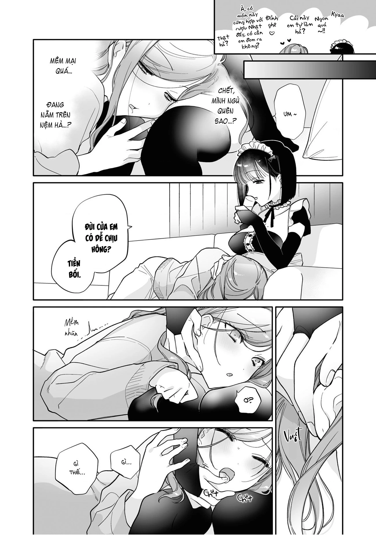 HentaiVN.net - Ảnh 6 - Tiền bối à, em sẽ phục vụ chị nhé - Oneshot