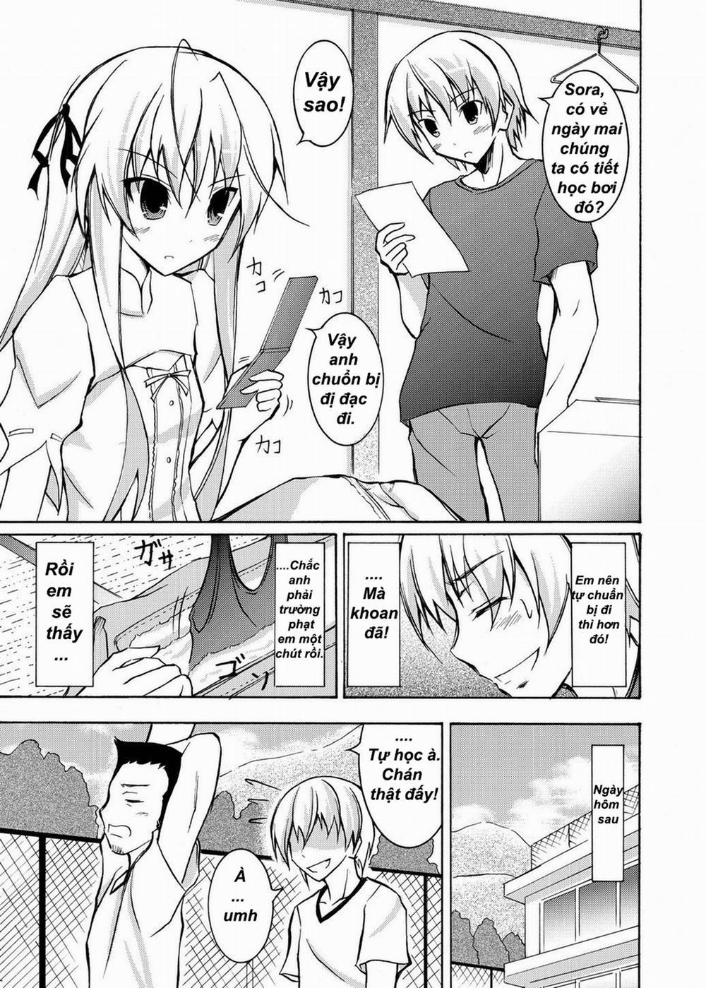 HentaiVN.net - Ảnh 2 - Sora to Tokeru Mizugi to Pool Souji (Yosuga no Sora) - Oneshot