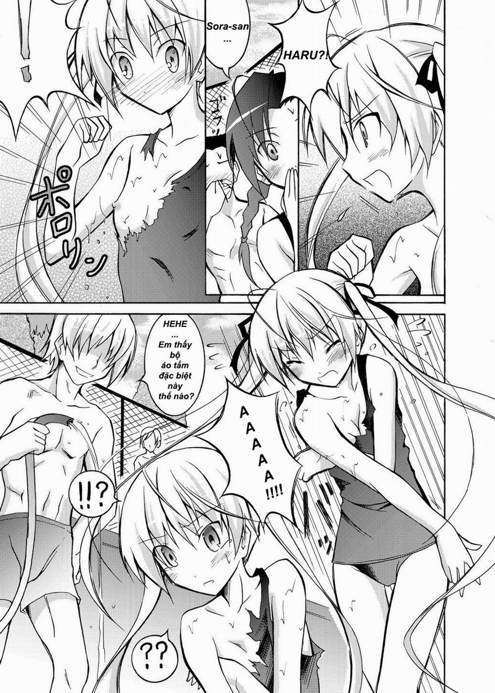 HentaiVN.net - Ảnh 4 - Sora to Tokeru Mizugi to Pool Souji (Yosuga no Sora) - Oneshot