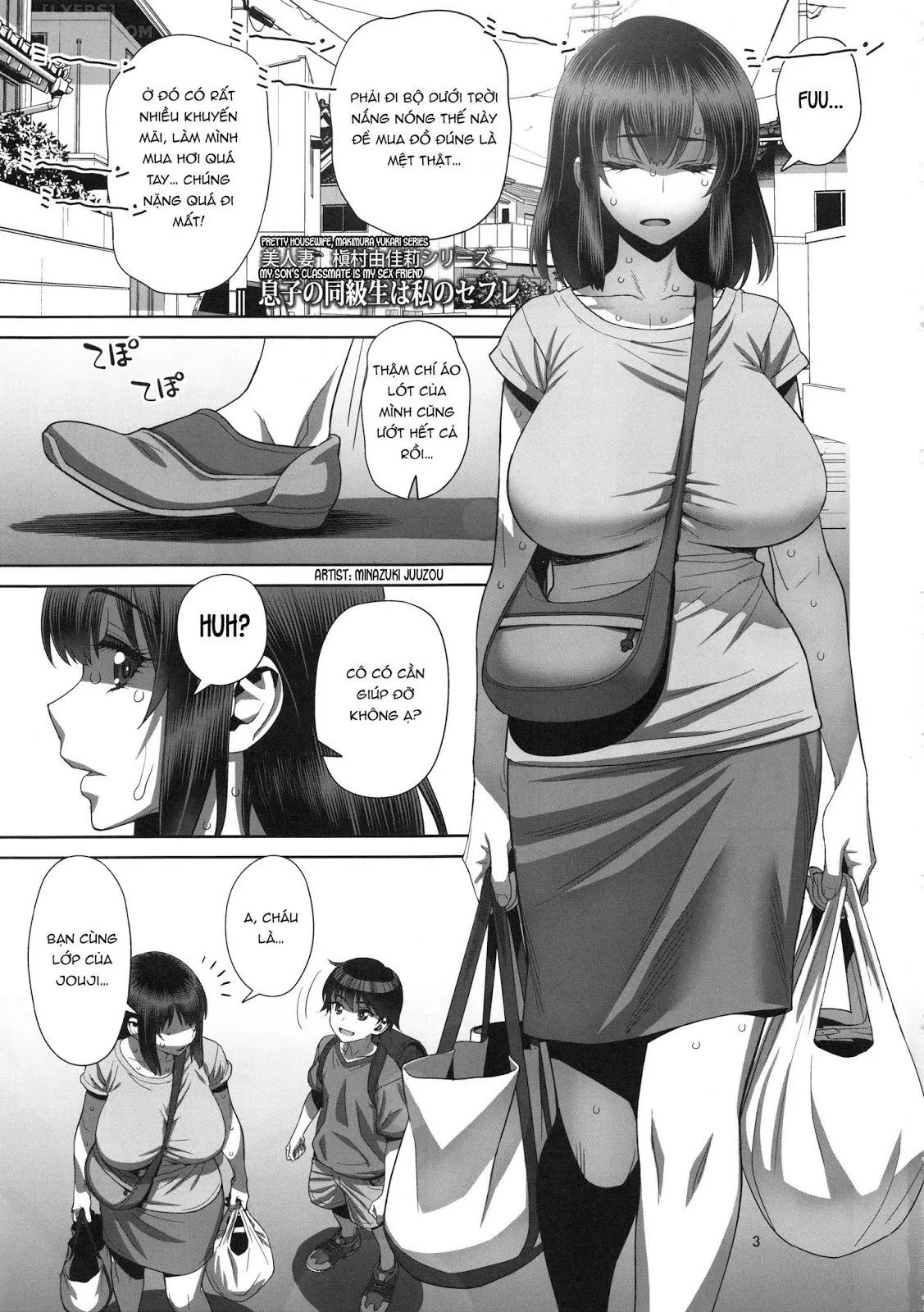 HentaiVN.net - Ảnh 3 - Musuko no Doukyuusei wa Watashi no SeFri - Oneshot
