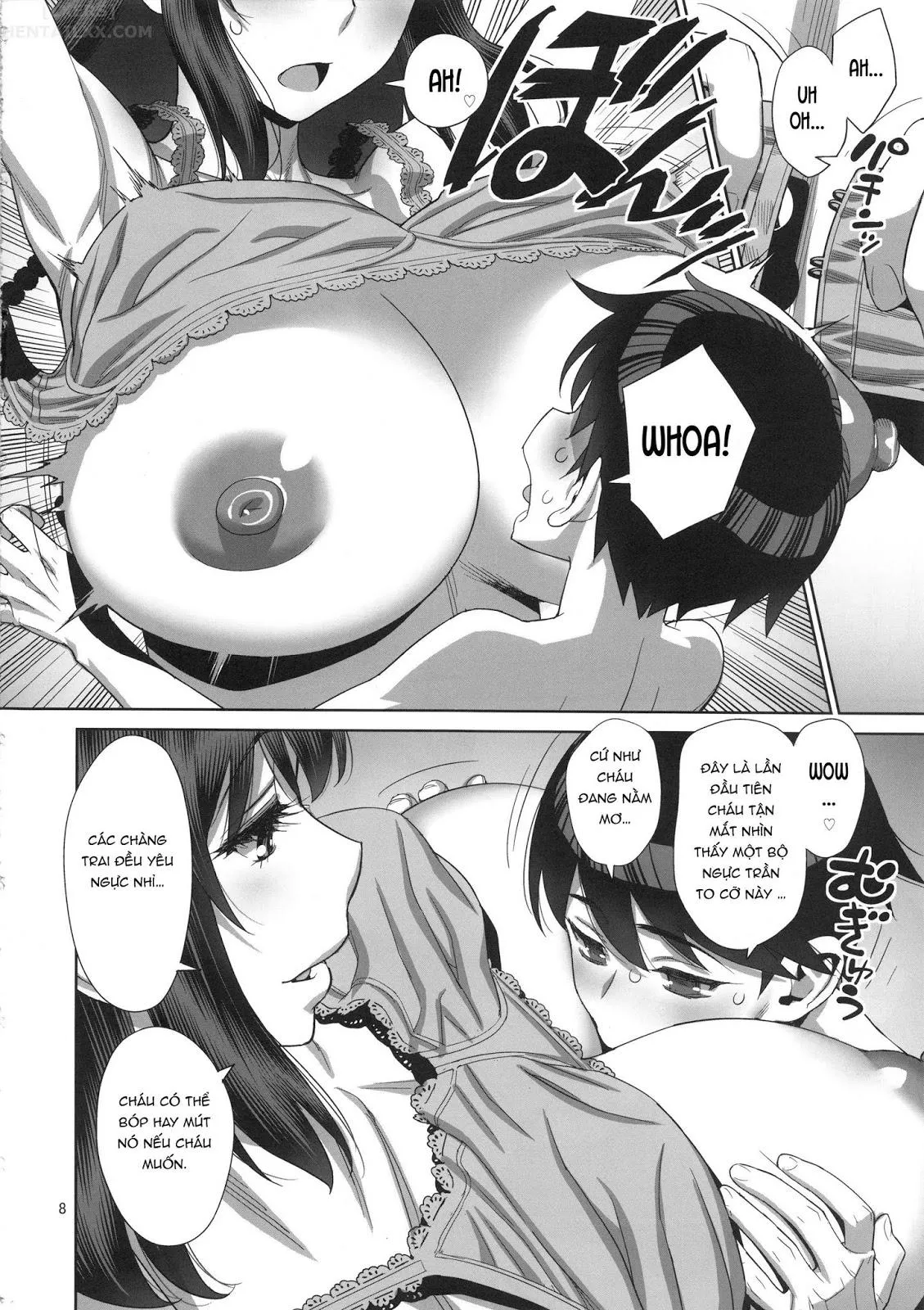 HentaiVN.net - Ảnh 8 - Musuko no Doukyuusei wa Watashi no SeFri - Oneshot