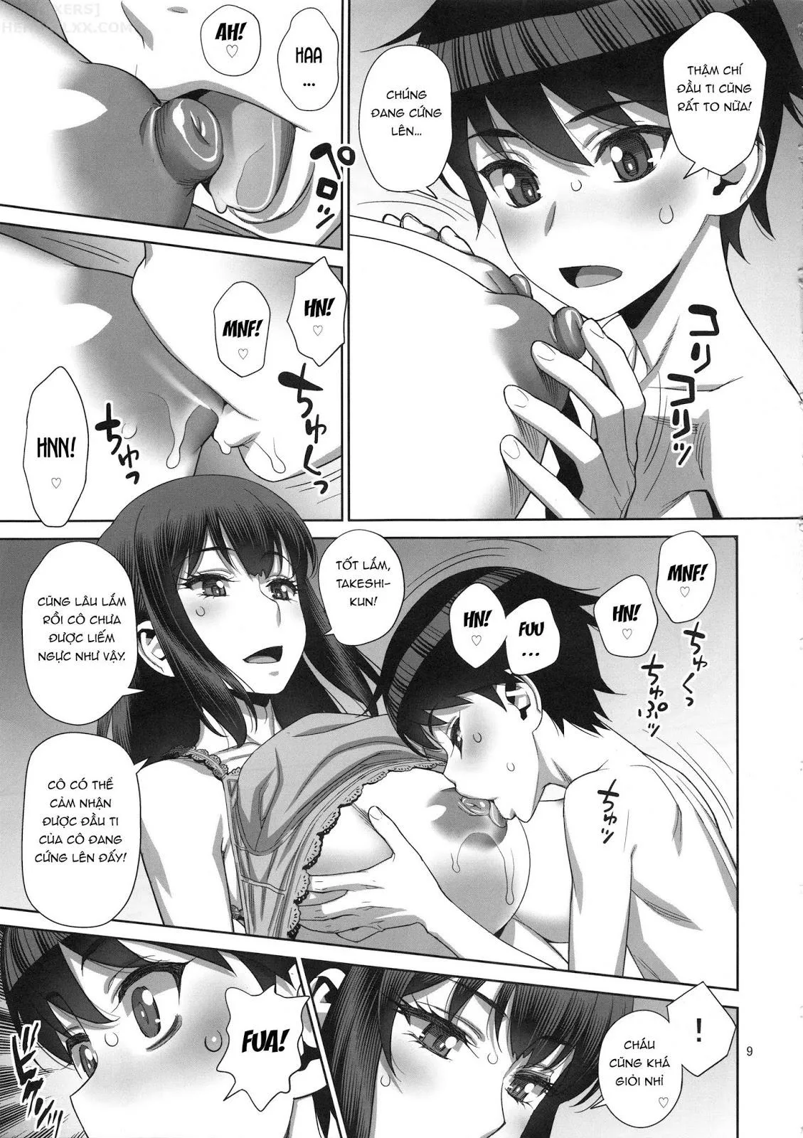 HentaiVN.net - Ảnh 9 - Musuko no Doukyuusei wa Watashi no SeFri - Oneshot