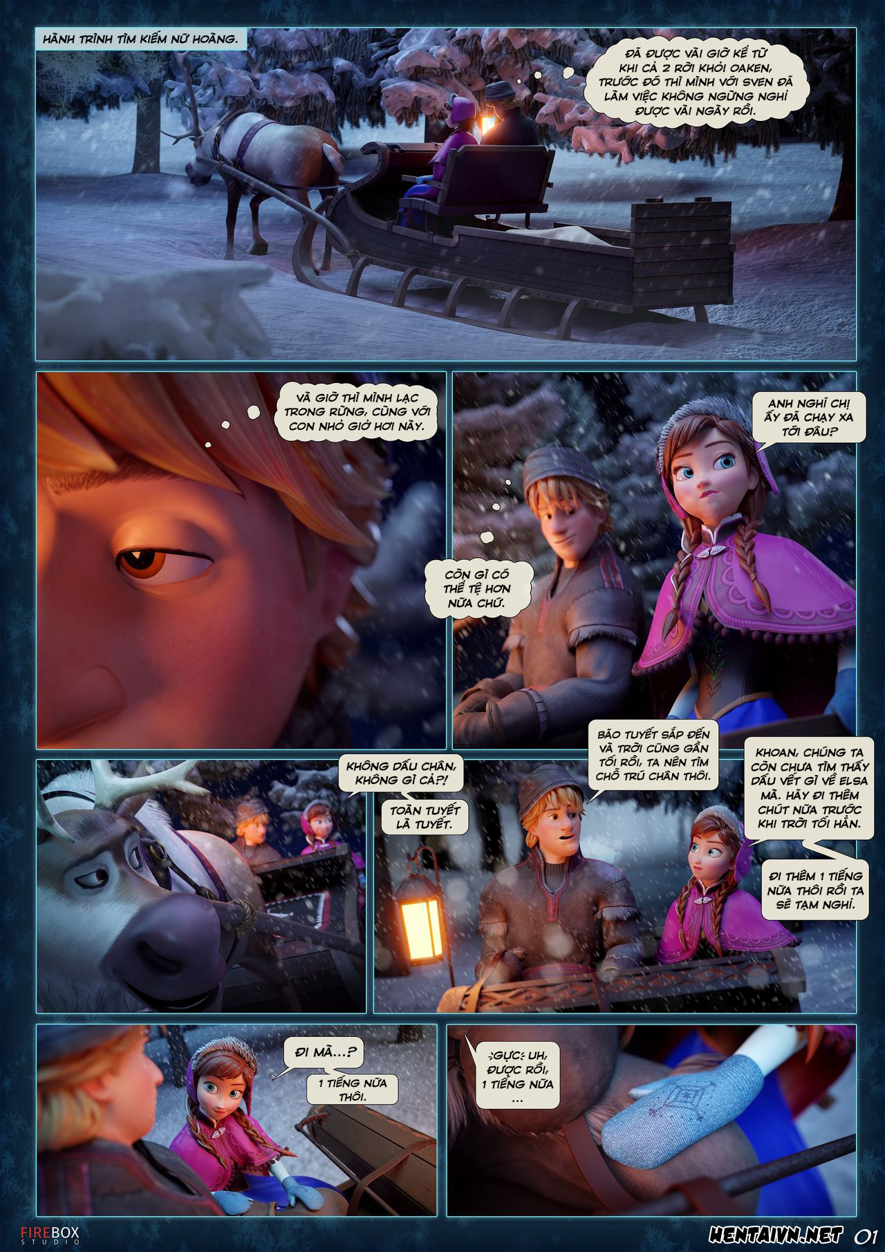 HentaiVN.net - Ảnh 3 - Giấc mơ băng giá [Frozen Fantasies - Yes Princess!] - Oneshot?