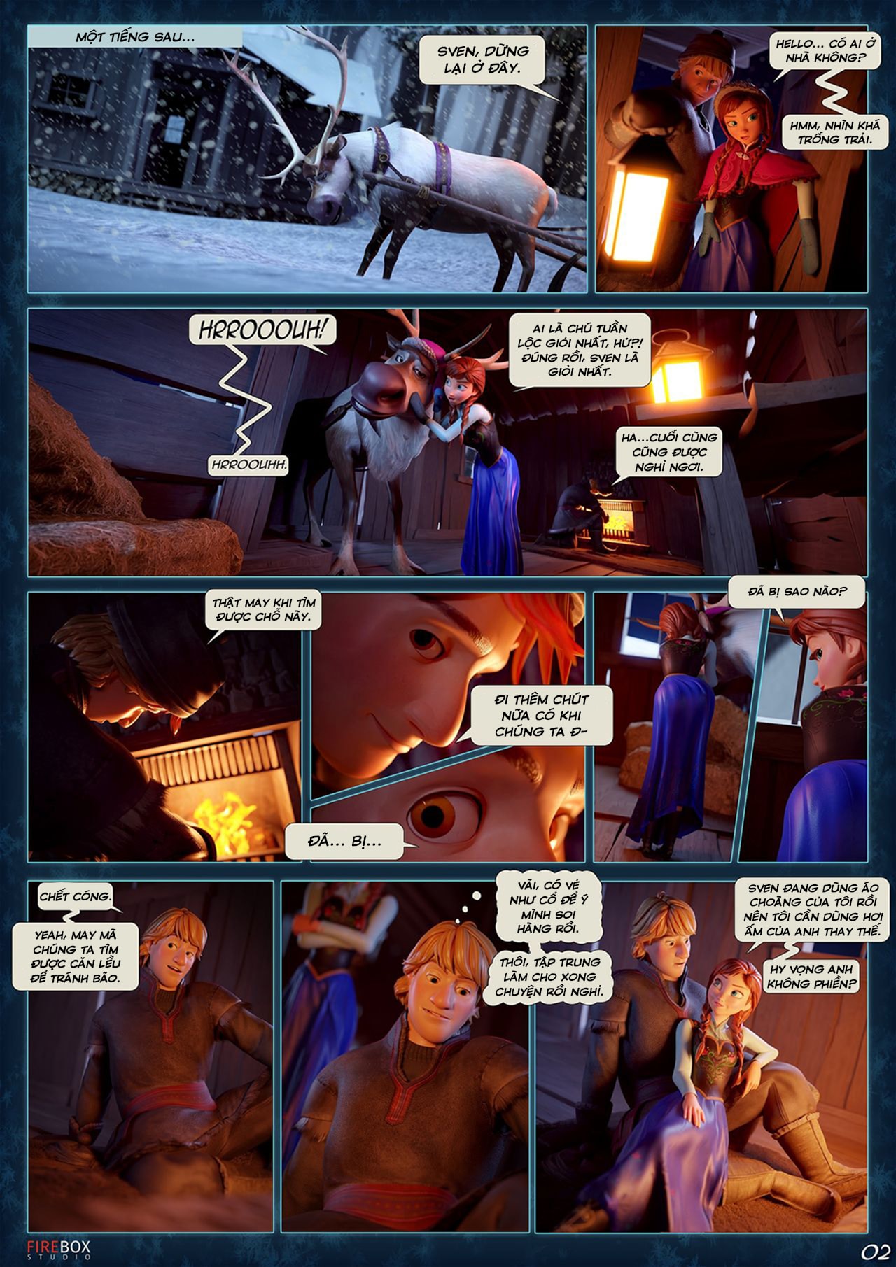 HentaiVN.net - Ảnh 4 - Giấc mơ băng giá [Frozen Fantasies - Yes Princess!] - Oneshot?