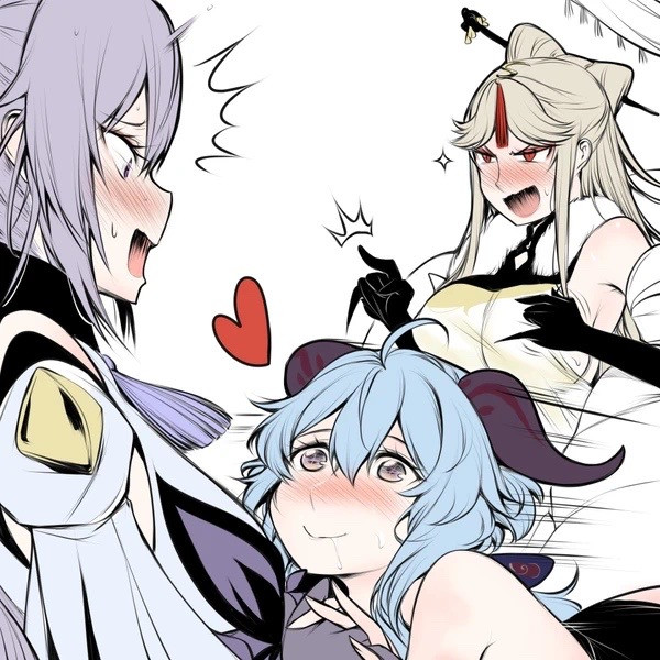 HentaiVN.net - Ảnh 6 - Ningguang x Keqing x Ganyu Swift - Oneshot