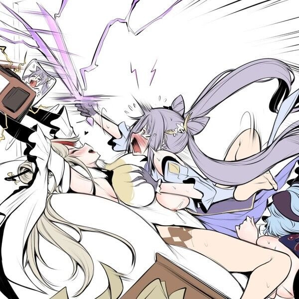 HentaiVN.net - Ảnh 9 - Ningguang x Keqing x Ganyu Swift - Oneshot