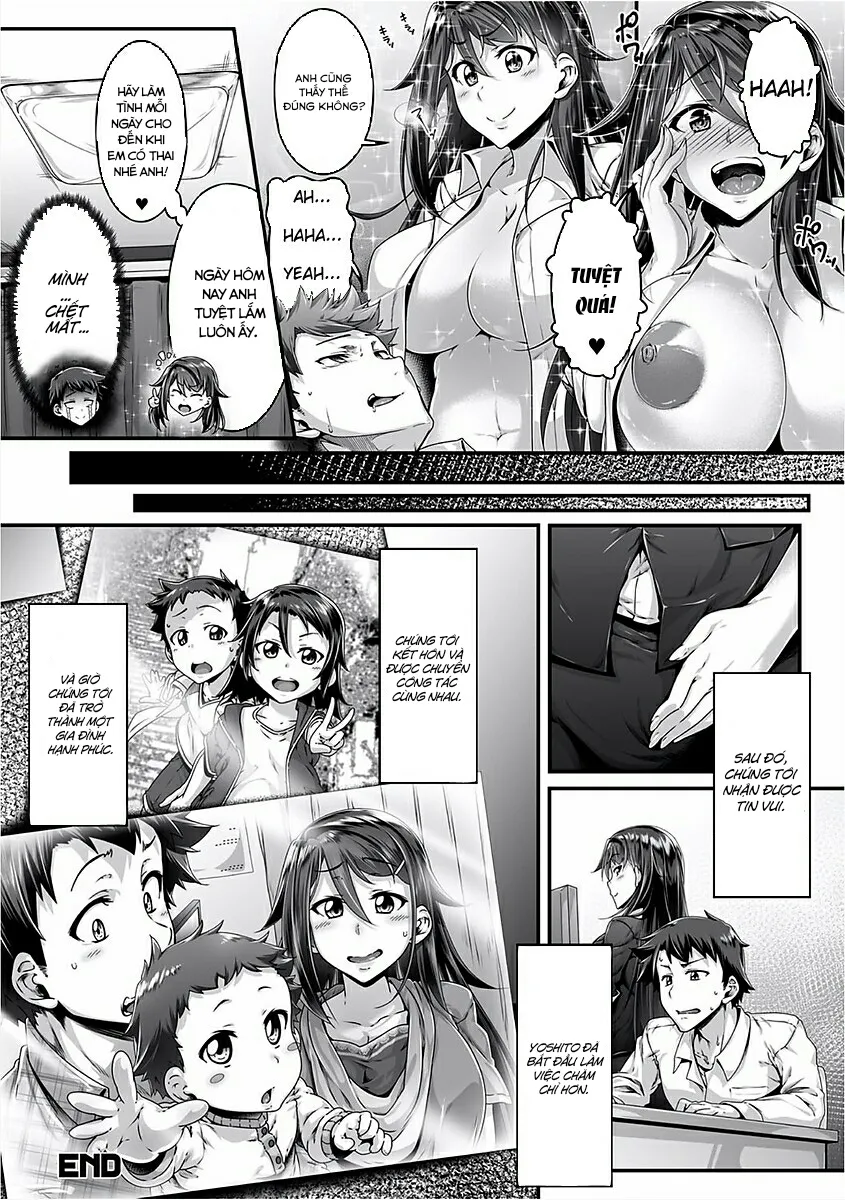 HentaiVN.net - Ảnh 20 - Choppiri Gouin na Shiawase o!! [Ever-So-Slightly Rapey Marital Bliss!!] - Oneshot