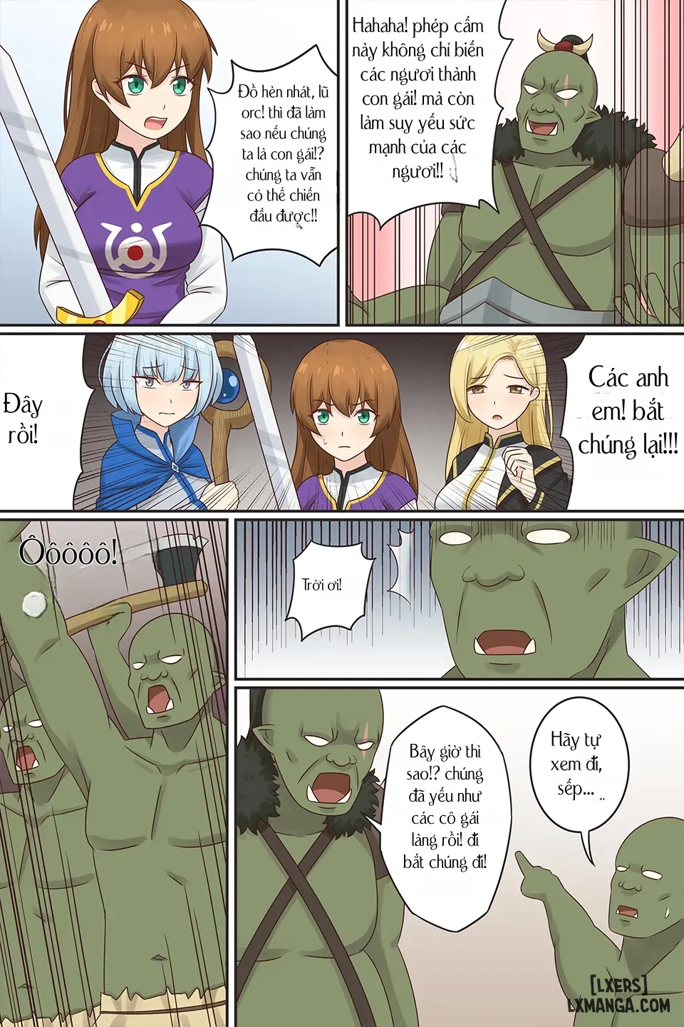 HentaiVN.net - Ảnh 4 - The Orc's Forbidden Magic - 210vn team - C. 01