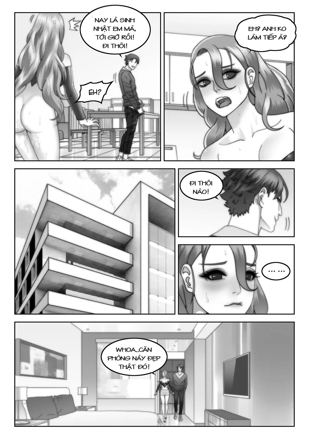 HentaiVN.net - Ảnh 12 - Quà sinh nhật cho vợ [Wife's birthday gift] - Chap 1