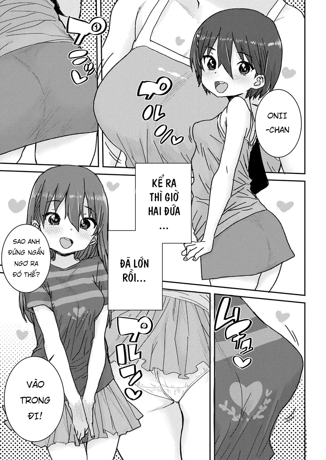 HentaiVN.net - Ảnh 4 - Hai nhỏ em gái nhà bên [Osakan Shimai Zenpen; The Two Sisters] - Phần 1