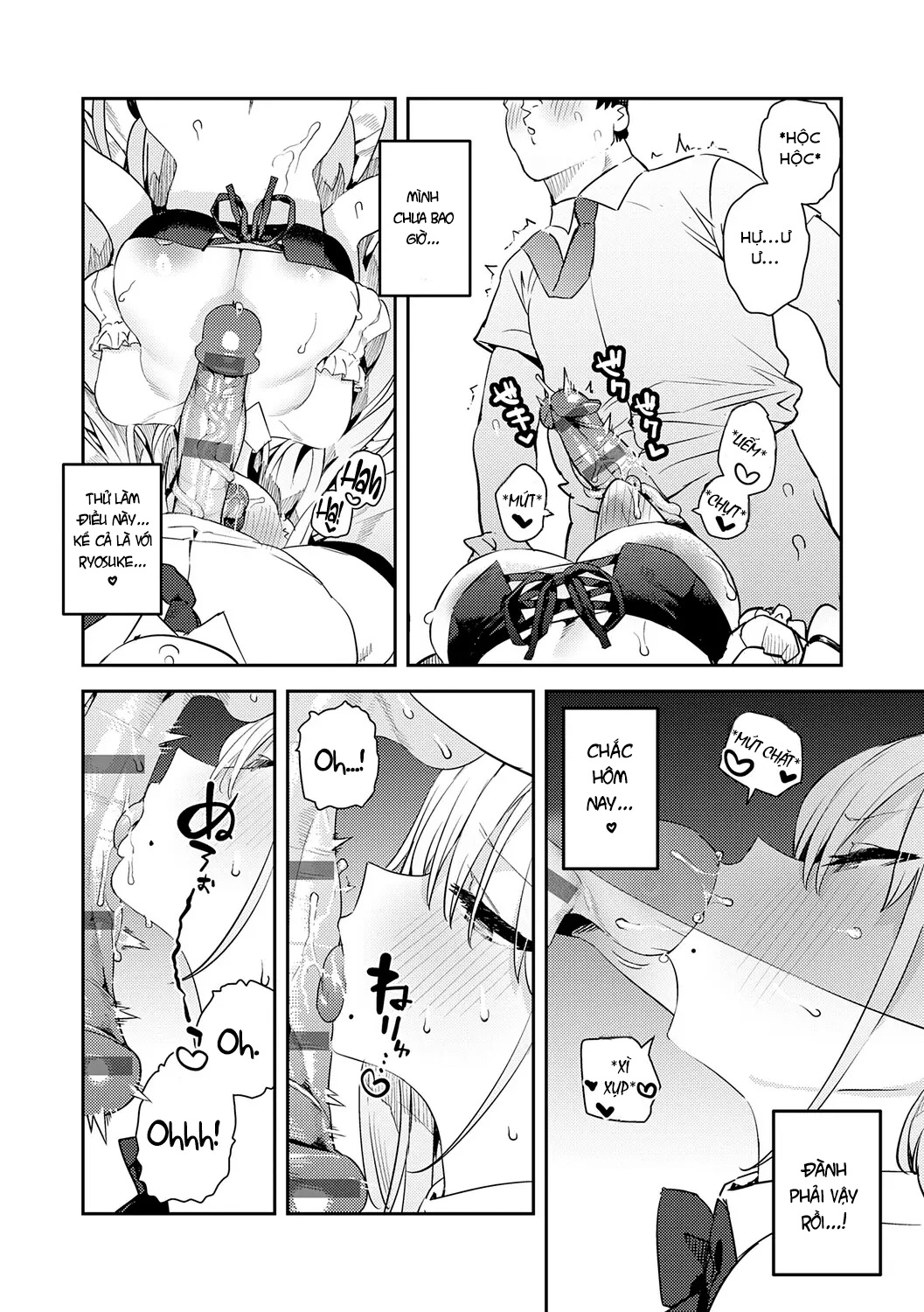 HentaiVN.net - Ảnh 20 - Người đẹp và Quái vật P4 (version cô nàng Gyaru và anh chàng Otaku đáng ghê tởm) - Oneshot (Chương 4)