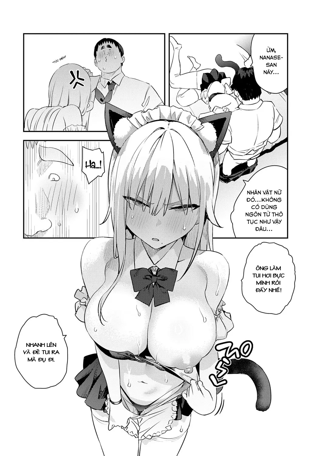 HentaiVN.net - Ảnh 22 - Người đẹp và Quái vật P4 (version cô nàng Gyaru và anh chàng Otaku đáng ghê tởm) - Oneshot (Chương 4)