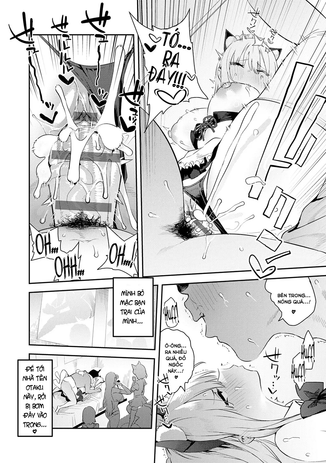HentaiVN.net - Ảnh 30 - Người đẹp và Quái vật P4 (version cô nàng Gyaru và anh chàng Otaku đáng ghê tởm) - Oneshot (Chương 4)