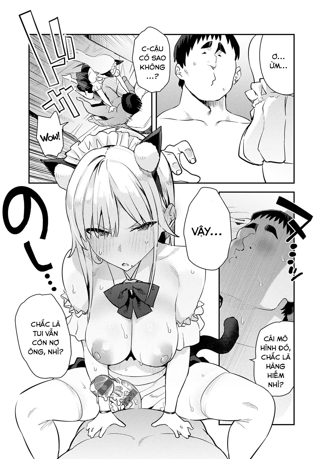 HentaiVN.net - Ảnh 32 - Người đẹp và Quái vật P4 (version cô nàng Gyaru và anh chàng Otaku đáng ghê tởm) - Oneshot (Chương 4)