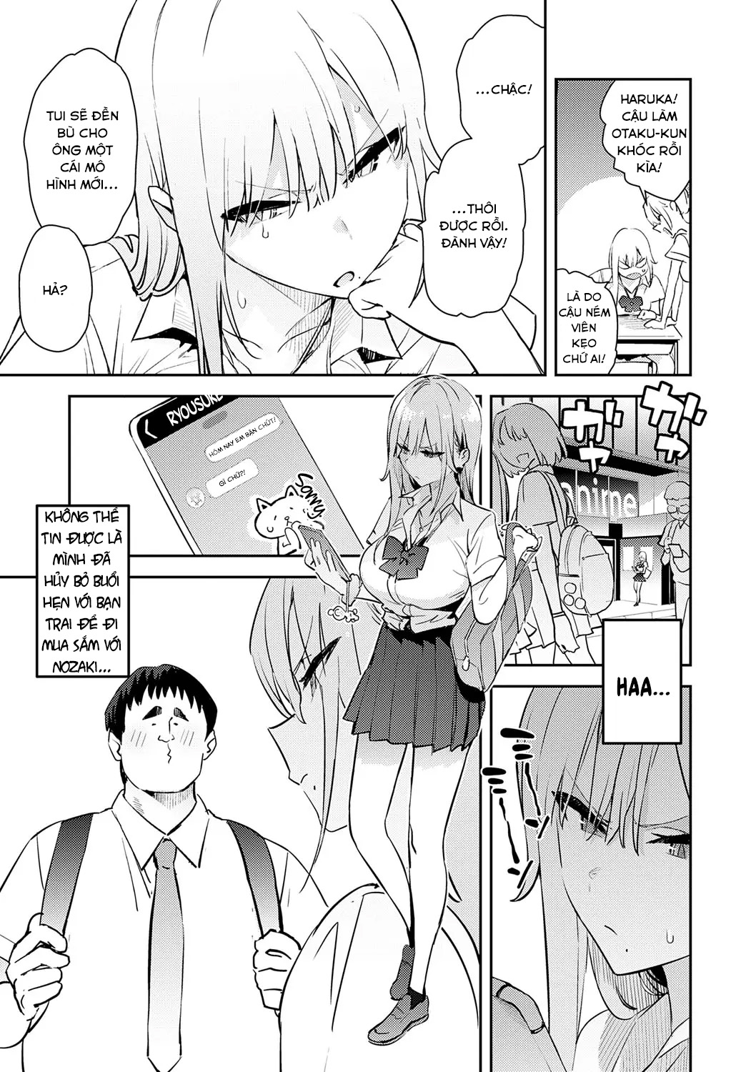 HentaiVN.net - Ảnh 5 - Người đẹp và Quái vật P4 (version cô nàng Gyaru và anh chàng Otaku đáng ghê tởm) - Oneshot (Chương 4)