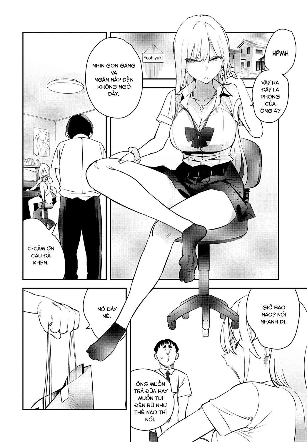 HentaiVN.net - Ảnh 8 - Người đẹp và Quái vật P4 (version cô nàng Gyaru và anh chàng Otaku đáng ghê tởm) - Oneshot (Chương 4)