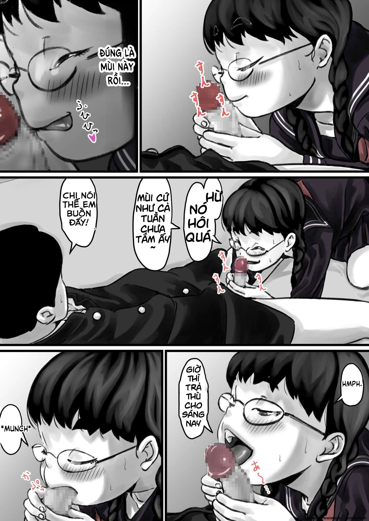 HentaiVN.net - Ảnh 25 - Làm tình với chị gái hàng ngày - Chap 1