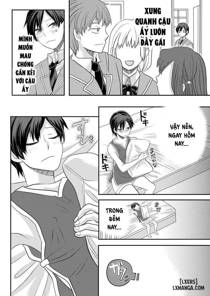 HentaiVN.net - Ảnh 9 - Nemuru Osananajimi ni Te o Dashichau Hanashi - Oneshot