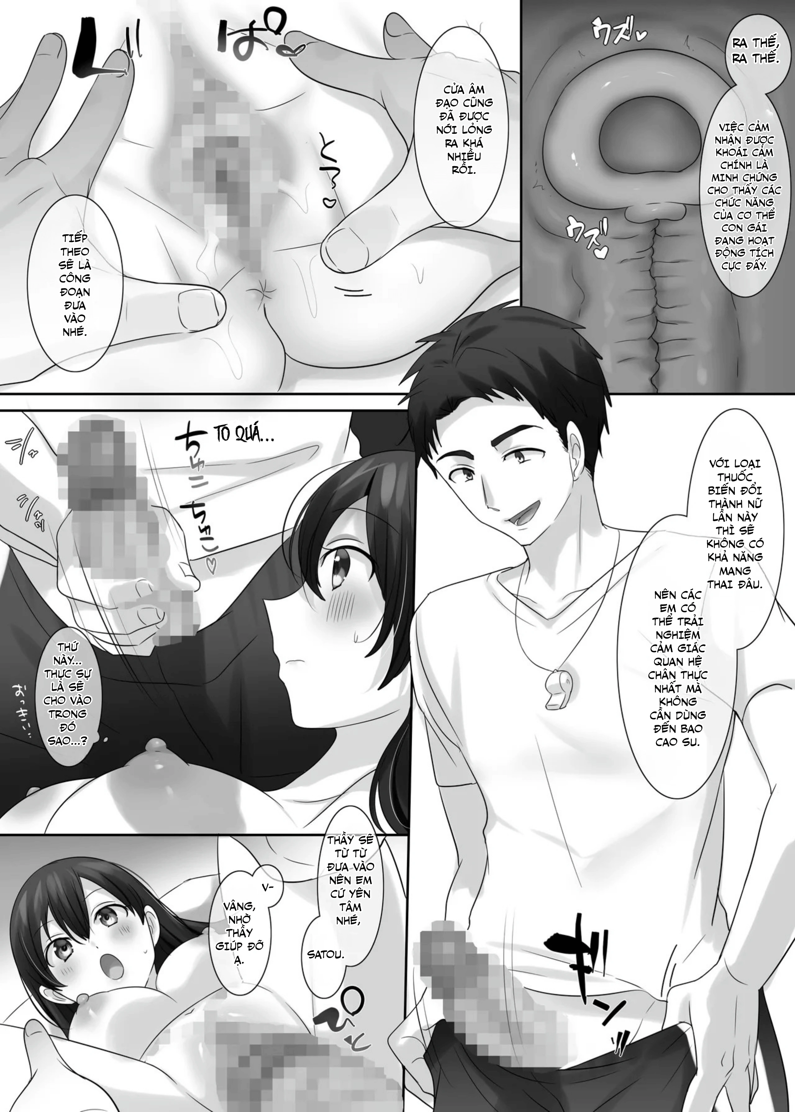 HentaiVN.net - Ảnh 16 - Tiết học Thể dục Sức khỏe: Khi cả lớp đều biến thành con gái - Chap 1