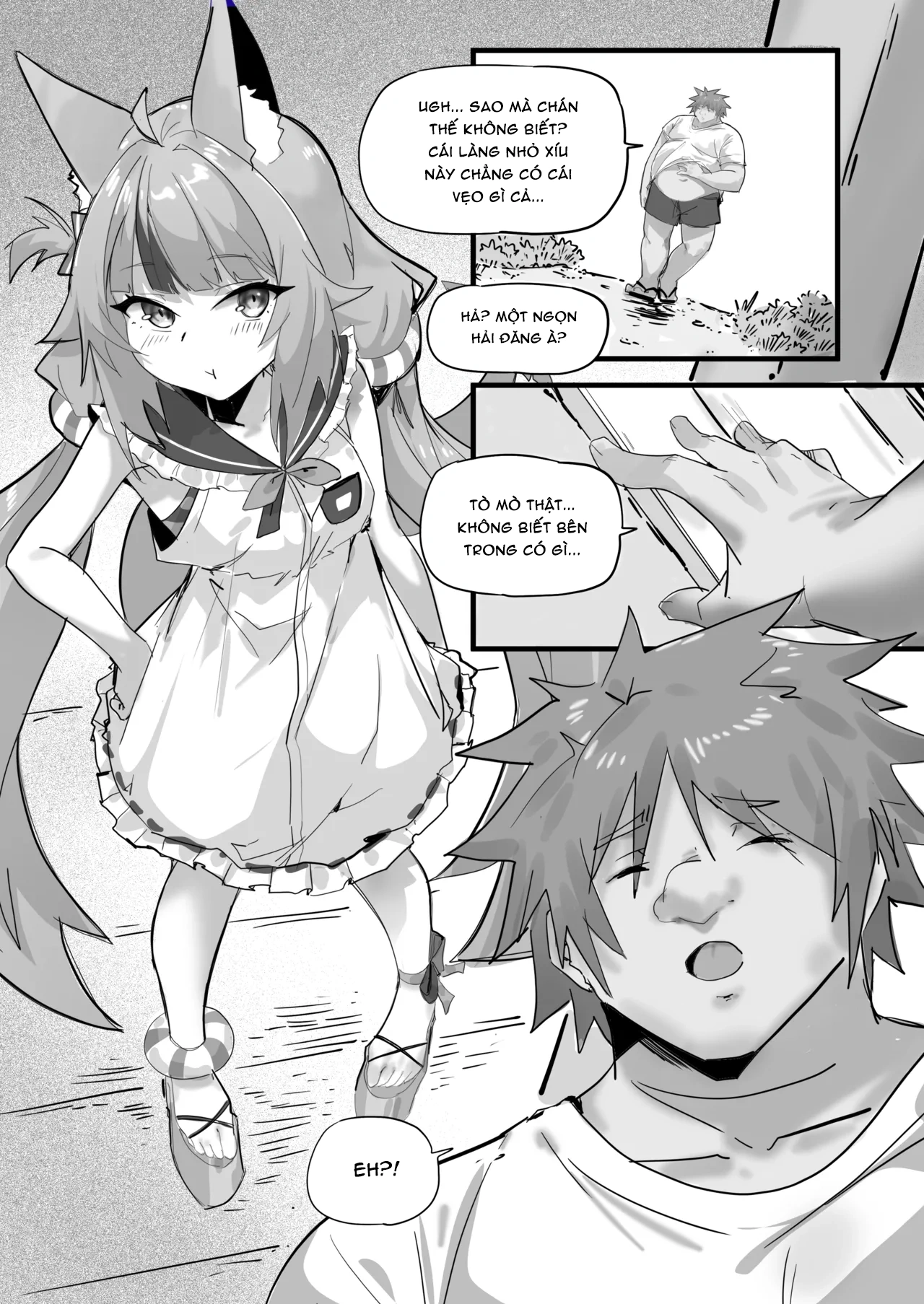 HentaiVN.net - Ảnh 3 - Gã đó thực sự đã tới nhà rồi! - Chap 1