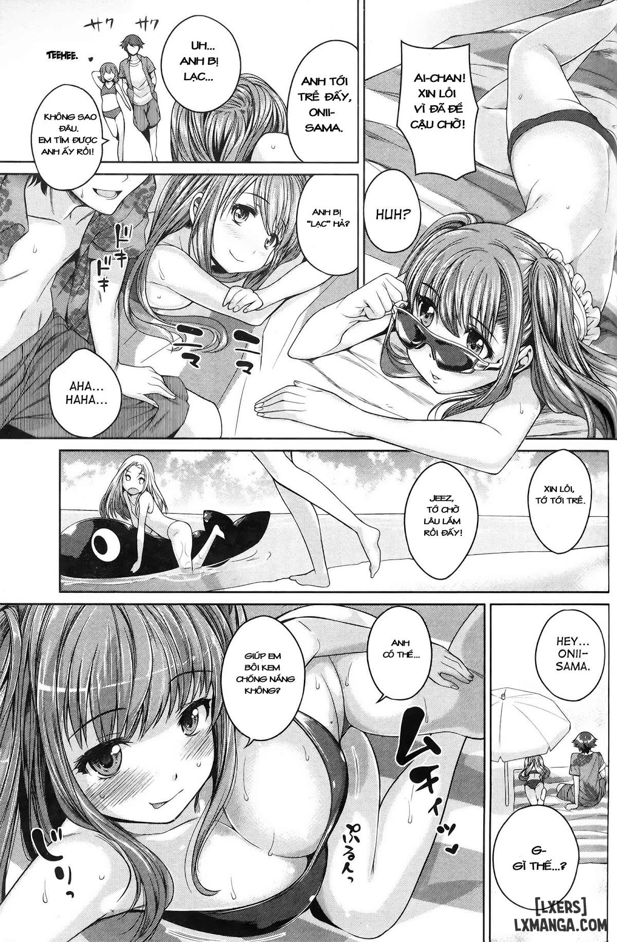 HentaiVN.net - Ảnh 9 - Anh thợ chụp hình tốt số [3 Sweet Devils, 3 Pinky Devils] - Chap 1