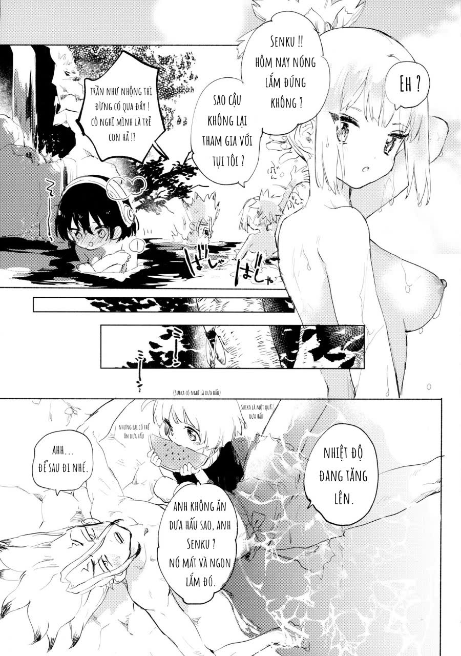 HentaiVN.net - Ảnh 14 - mùa hè rực rỡ trong thế giới đá - Chap 1