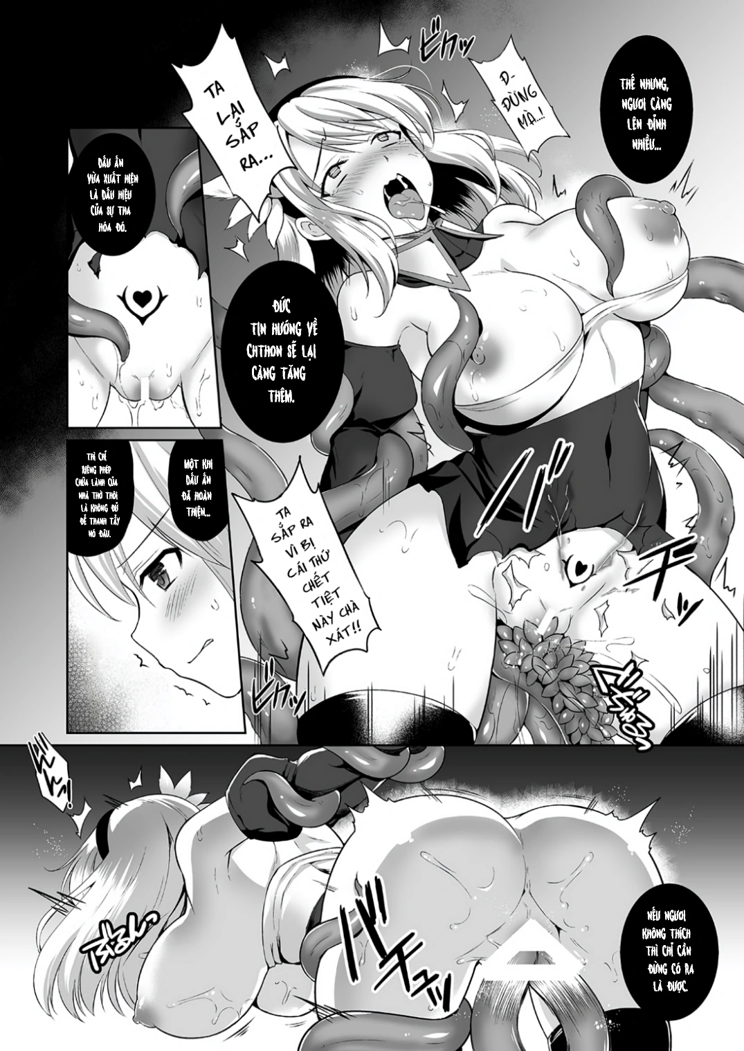 HentaiVN.net - Ảnh 12 - Falling (sa ngã) – Nô lệ tẩy não của xúc tu quỷ. - Chap 1