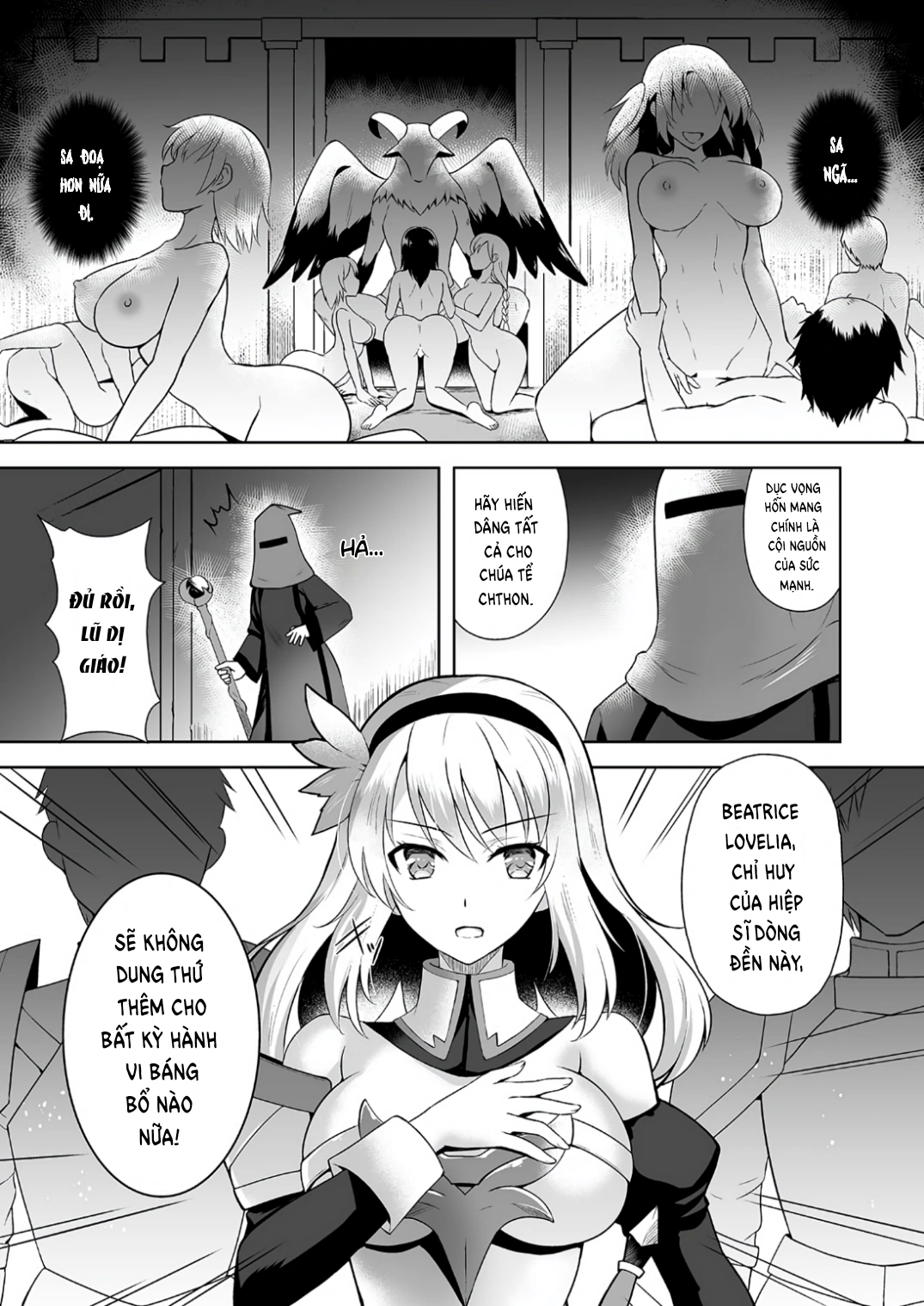 HentaiVN.net - Ảnh 3 - Falling (sa ngã) – Nô lệ tẩy não của xúc tu quỷ. - Chap 1