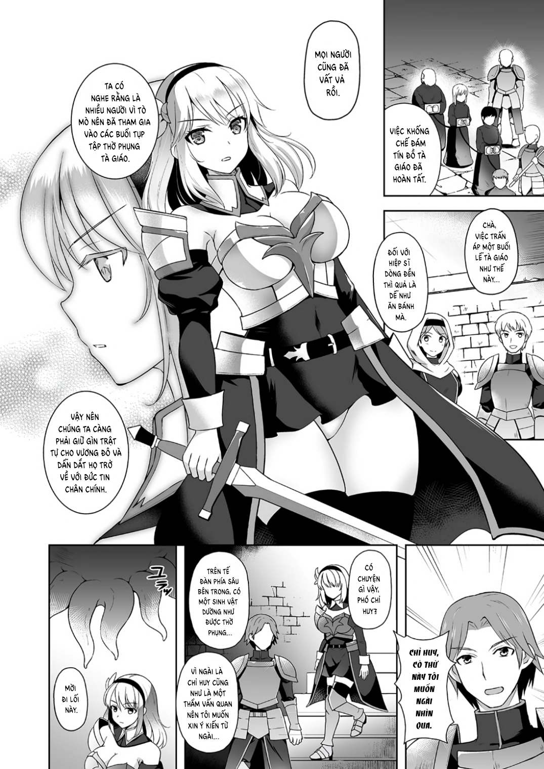 HentaiVN.net - Ảnh 4 - Falling (sa ngã) – Nô lệ tẩy não của xúc tu quỷ. - Chap 1