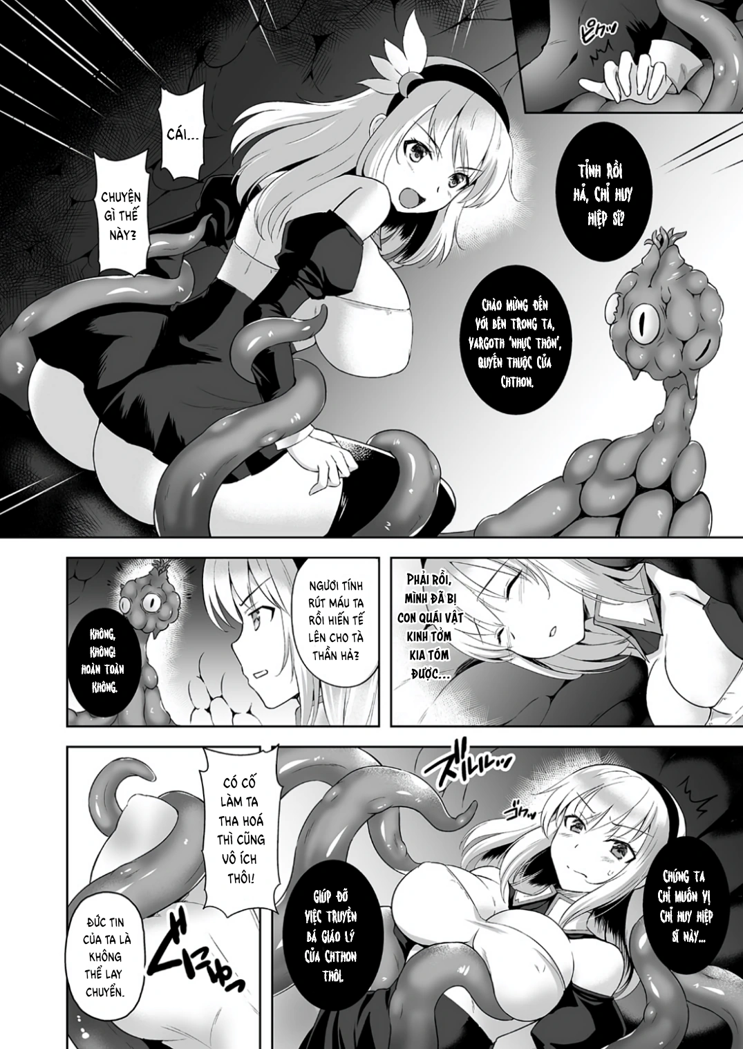 HentaiVN.net - Ảnh 8 - Falling (sa ngã) – Nô lệ tẩy não của xúc tu quỷ. - Chap 1