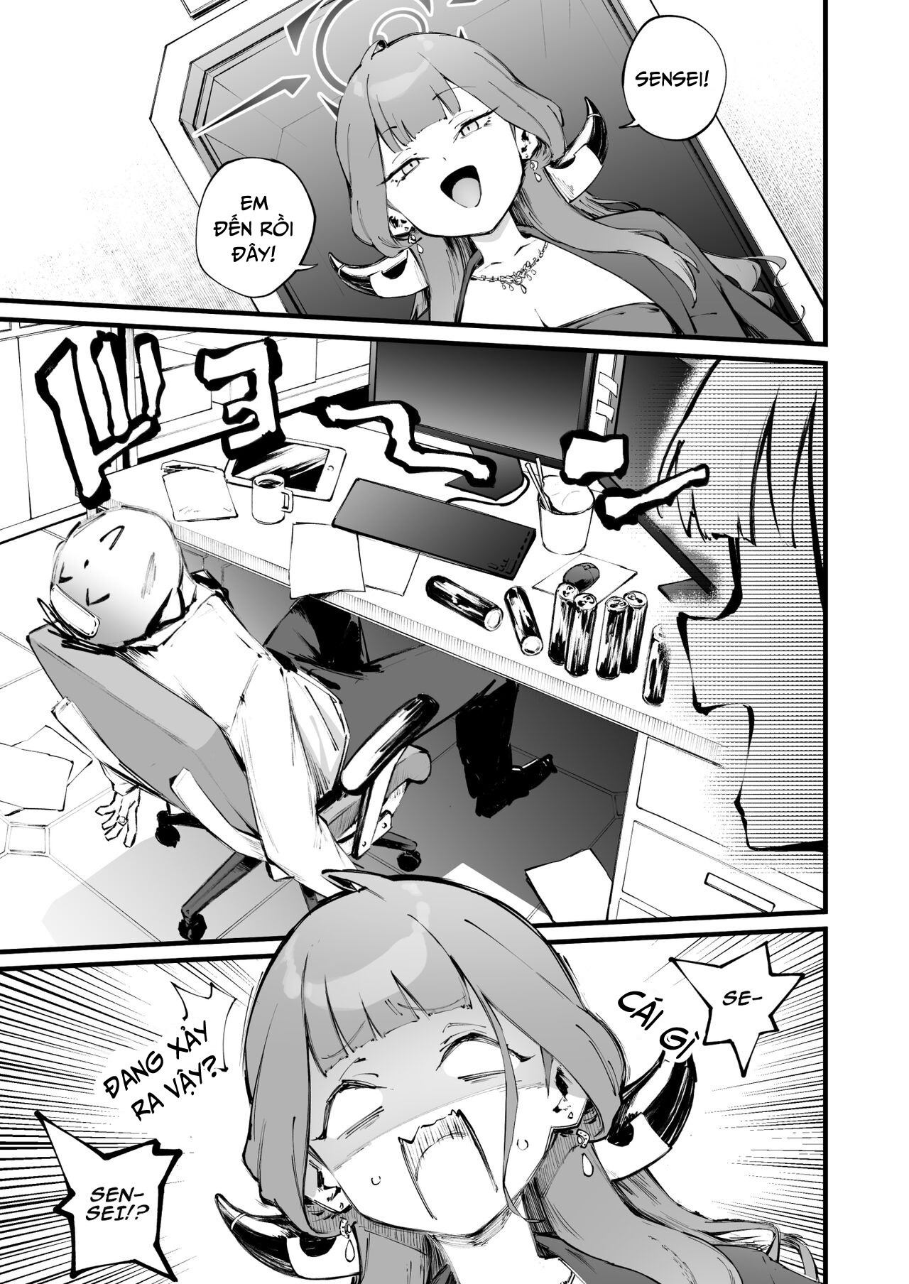 HentaiVN.net - Ảnh 6 - Thầy yêu em, Rikuhachima! - Chap 1