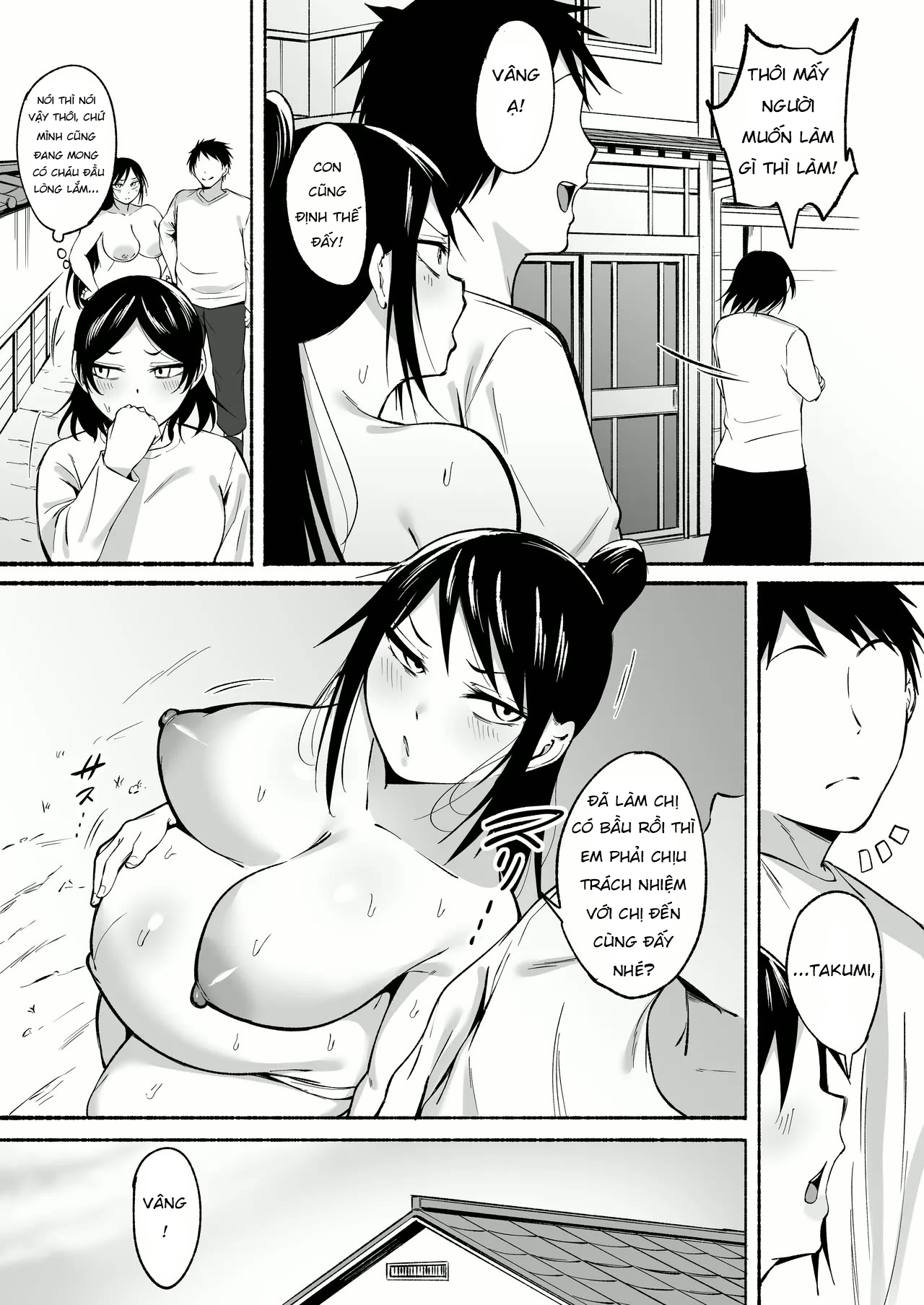 HentaiVN.net - Ảnh 55 - Bà chị nghiêm nghị nhưng lại sẵn lòng giúp tôi xả tinh 2 - Chap 2