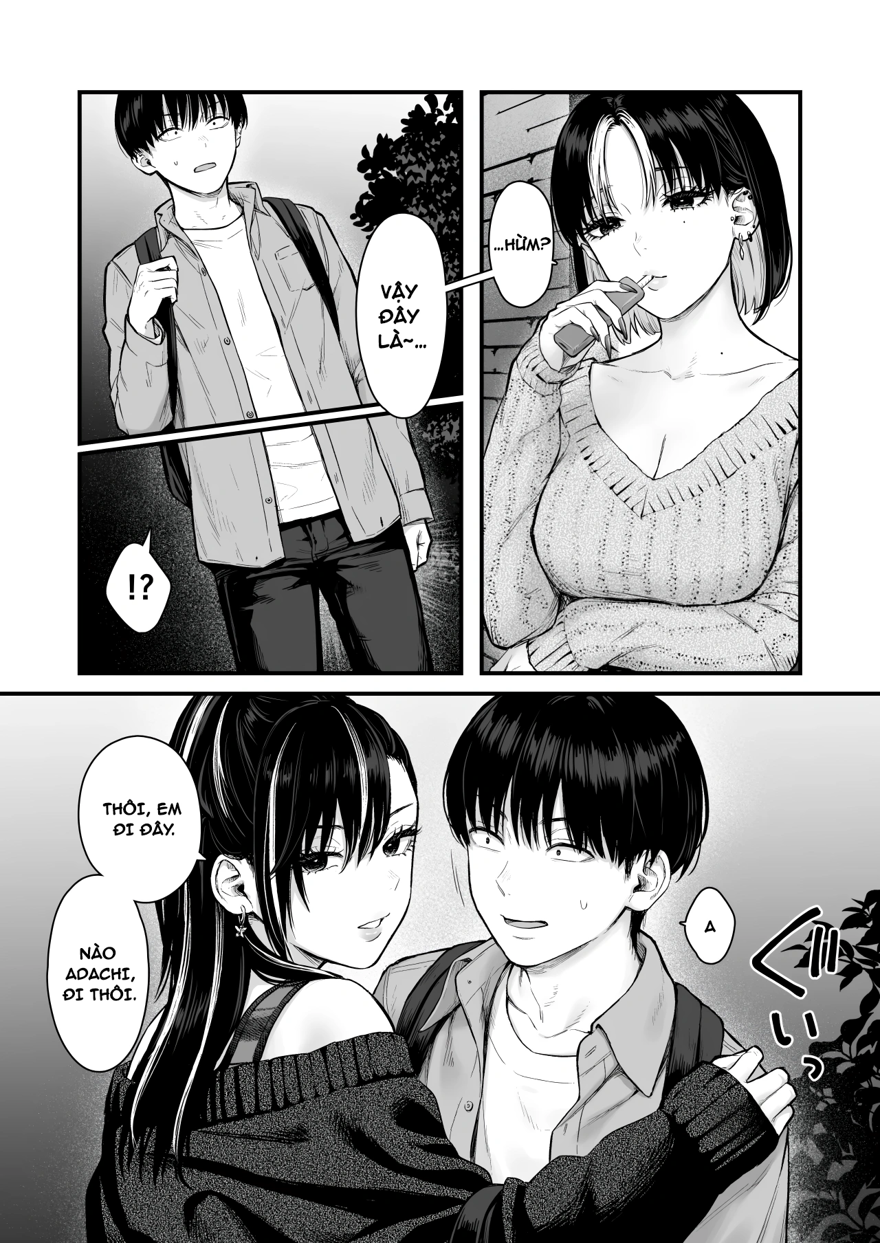 HentaiVN.net - Ảnh 9 - Class no Cool Gal to Yobidashi Sex - Chap 1